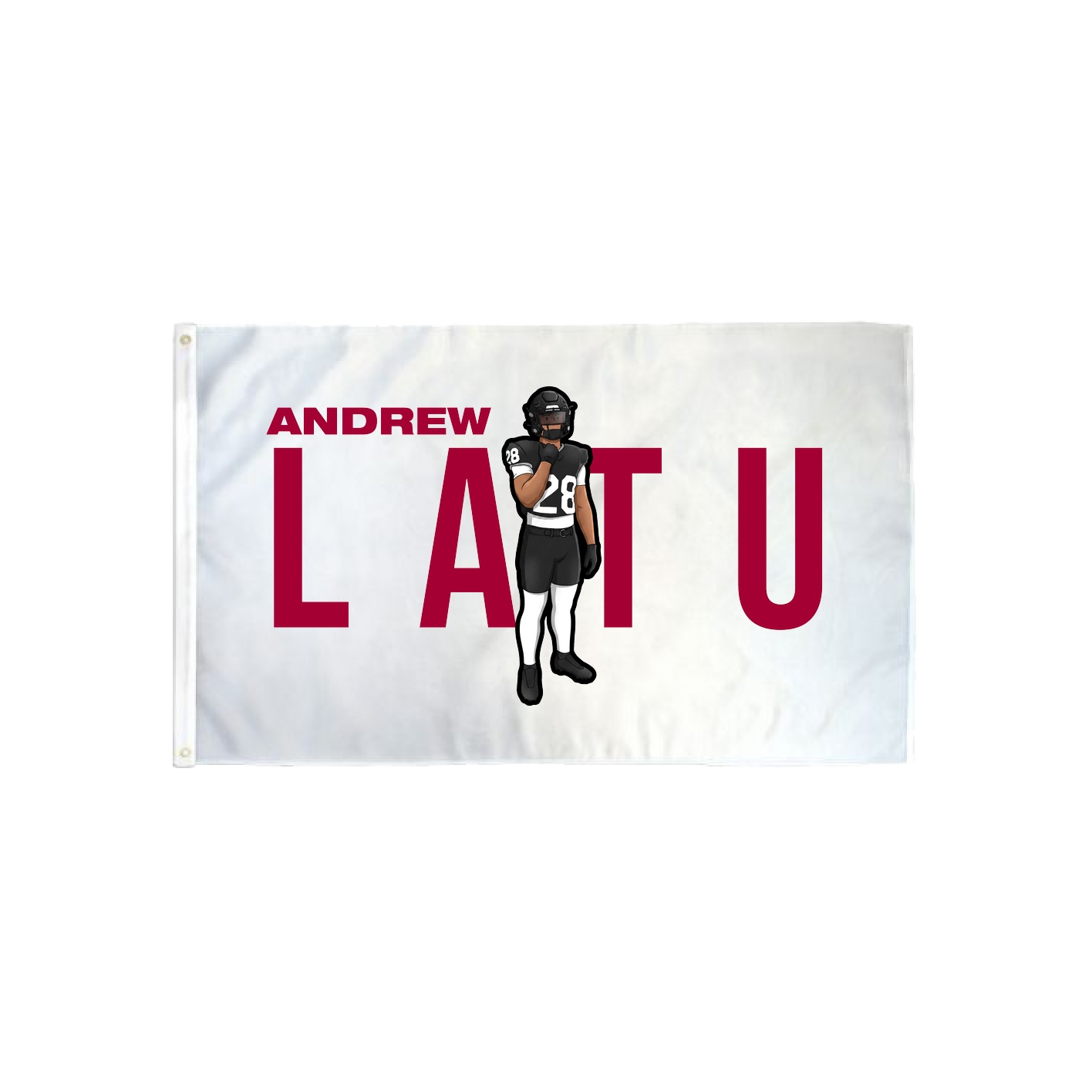 3x5 Flag — Player Name in Classic