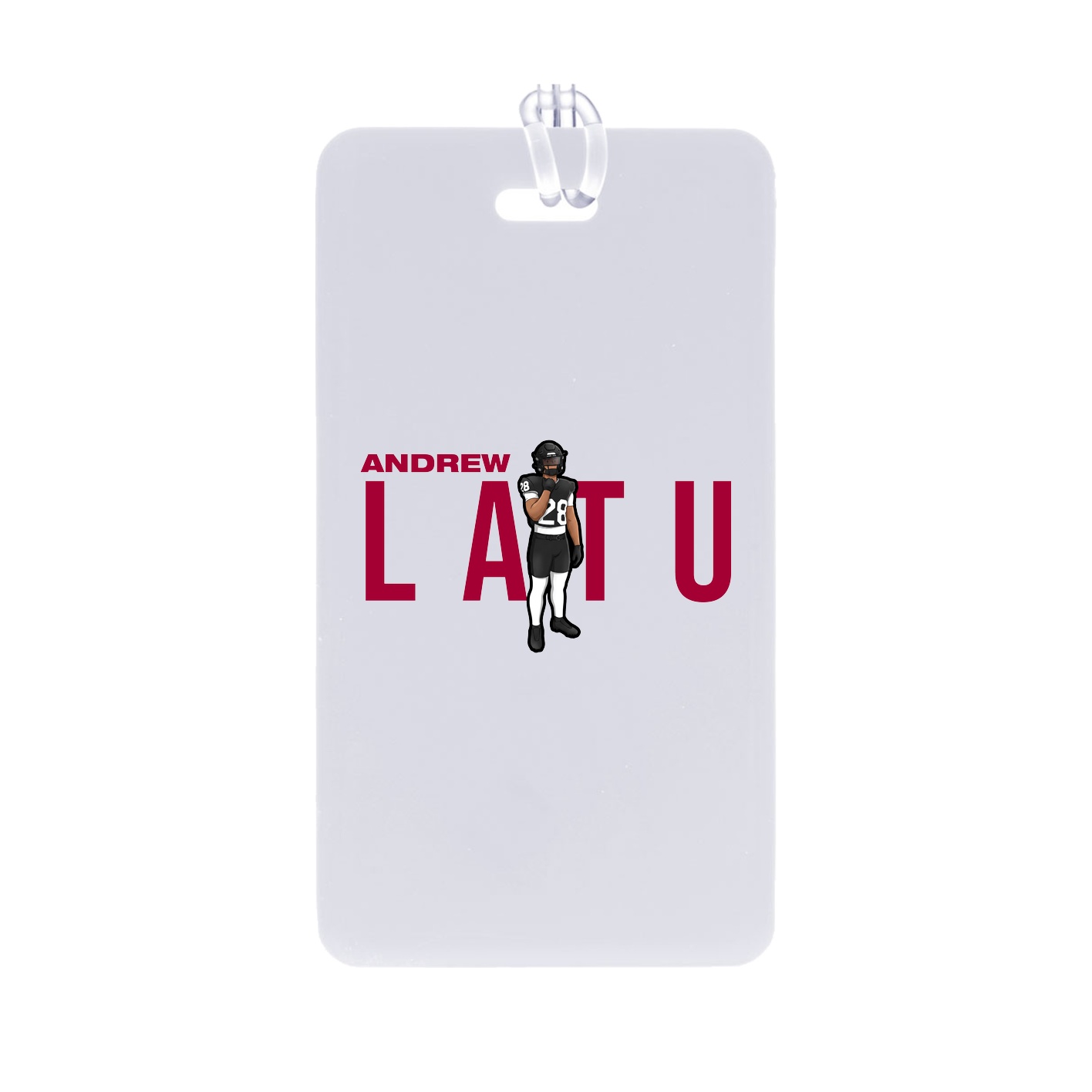 Bag Tag — Player Name in Classic