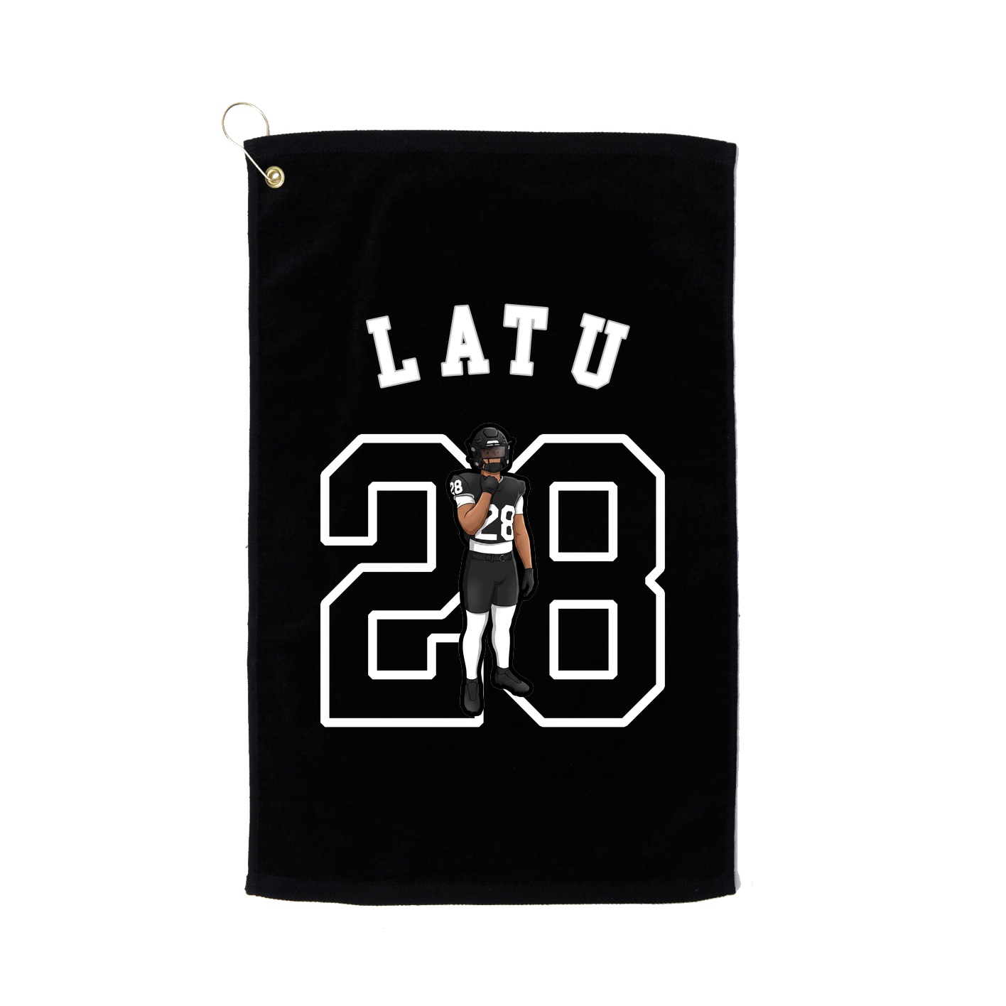 Golf Towel — Shirsey Arch in Black