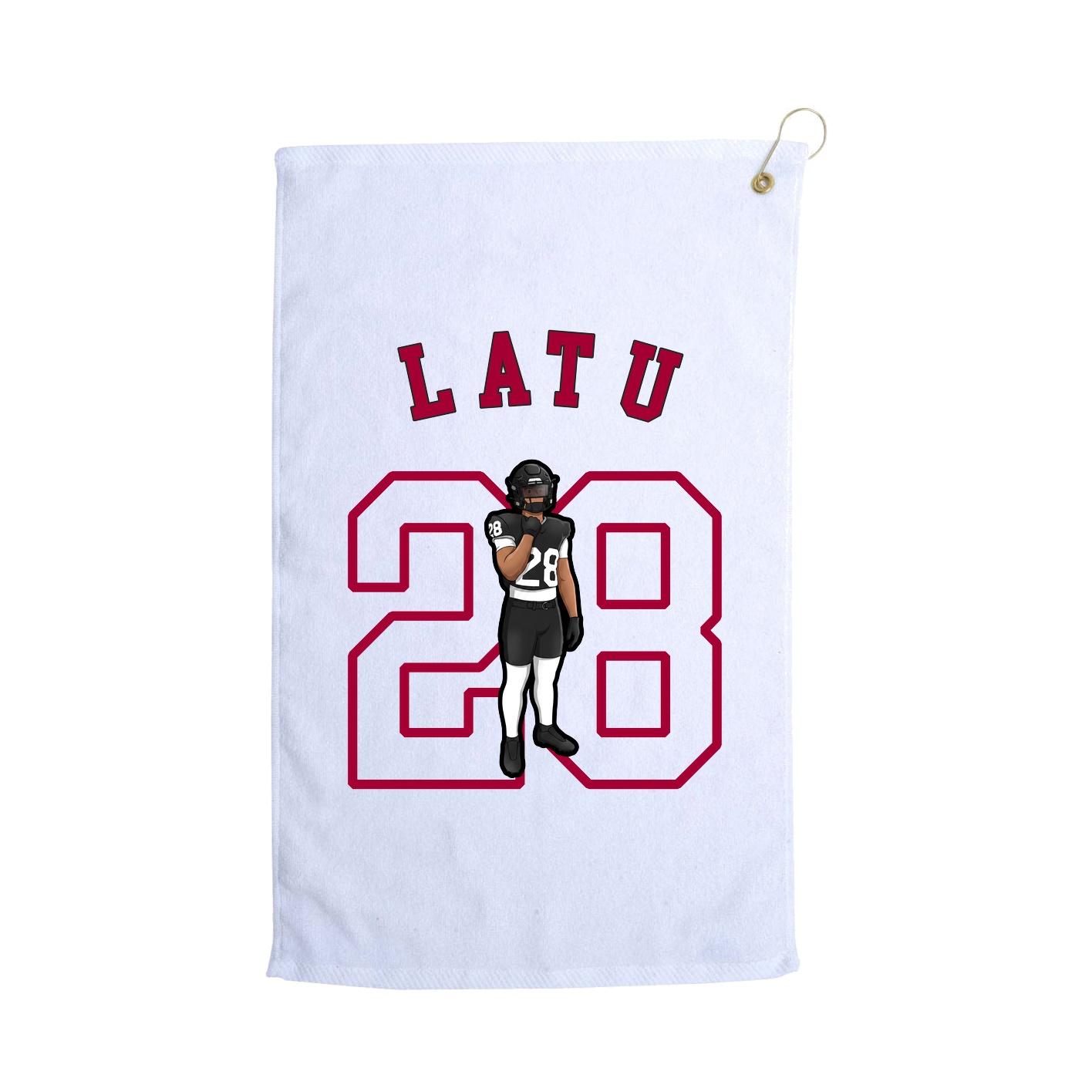 Golf Towel — Shirsey Arch in White
