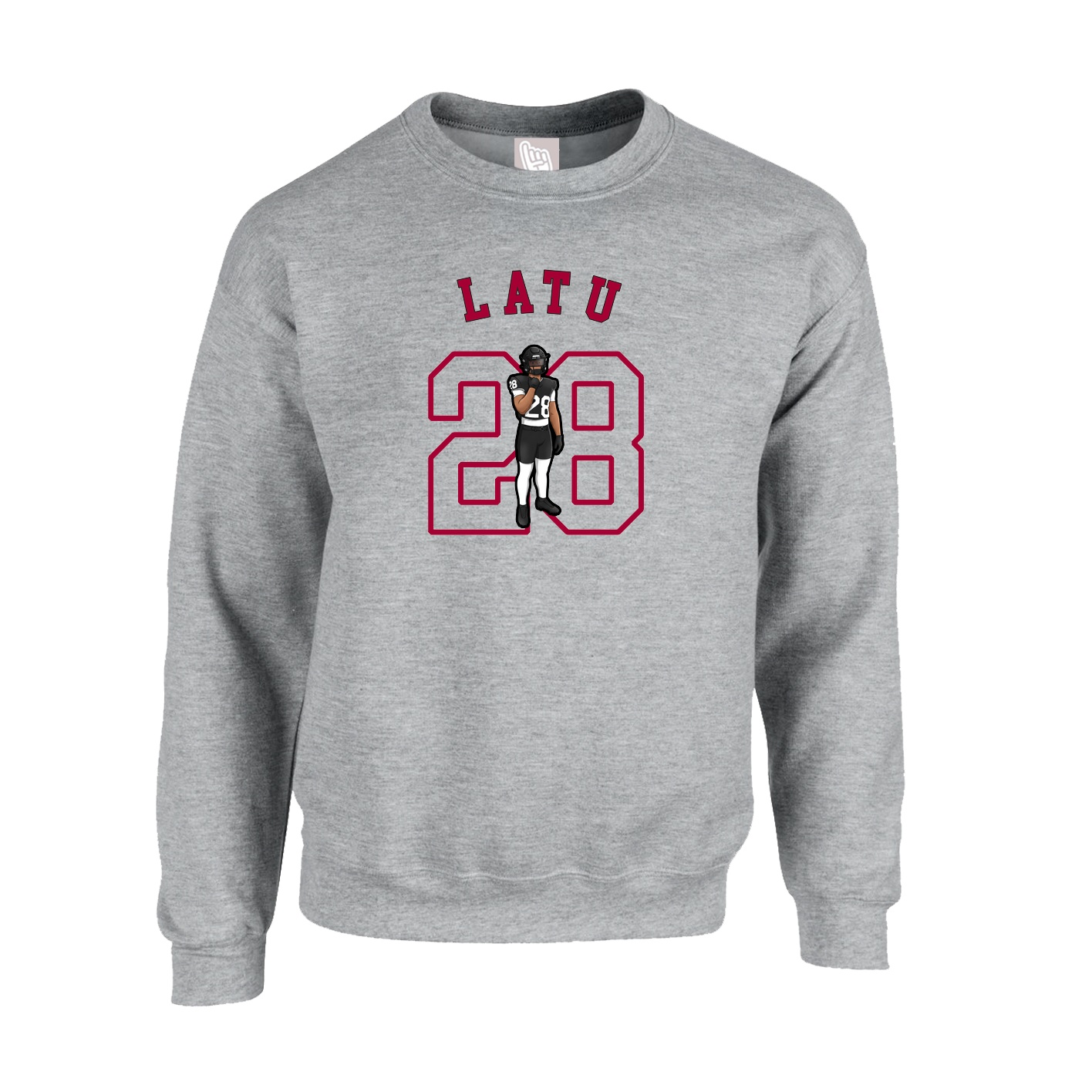 Fleece Crew — Shirsey Arch in Grey