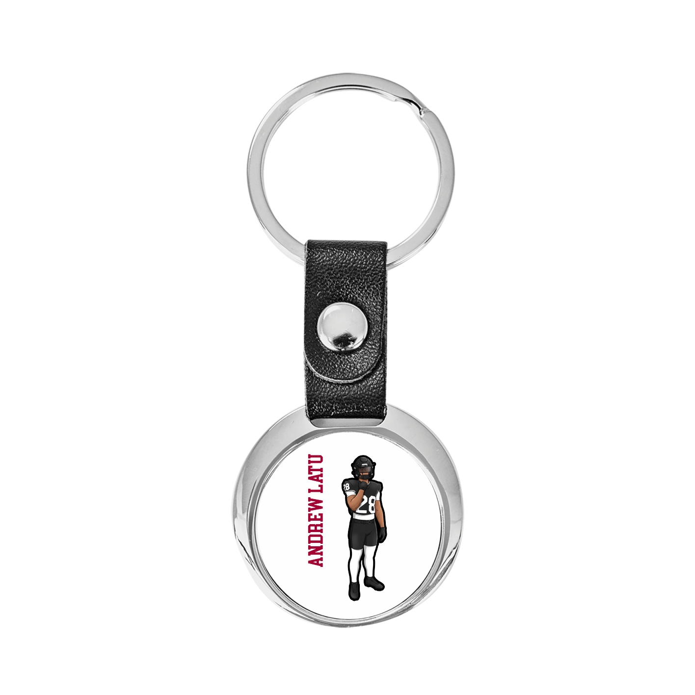 Key Chain — Name Vertical in Classic