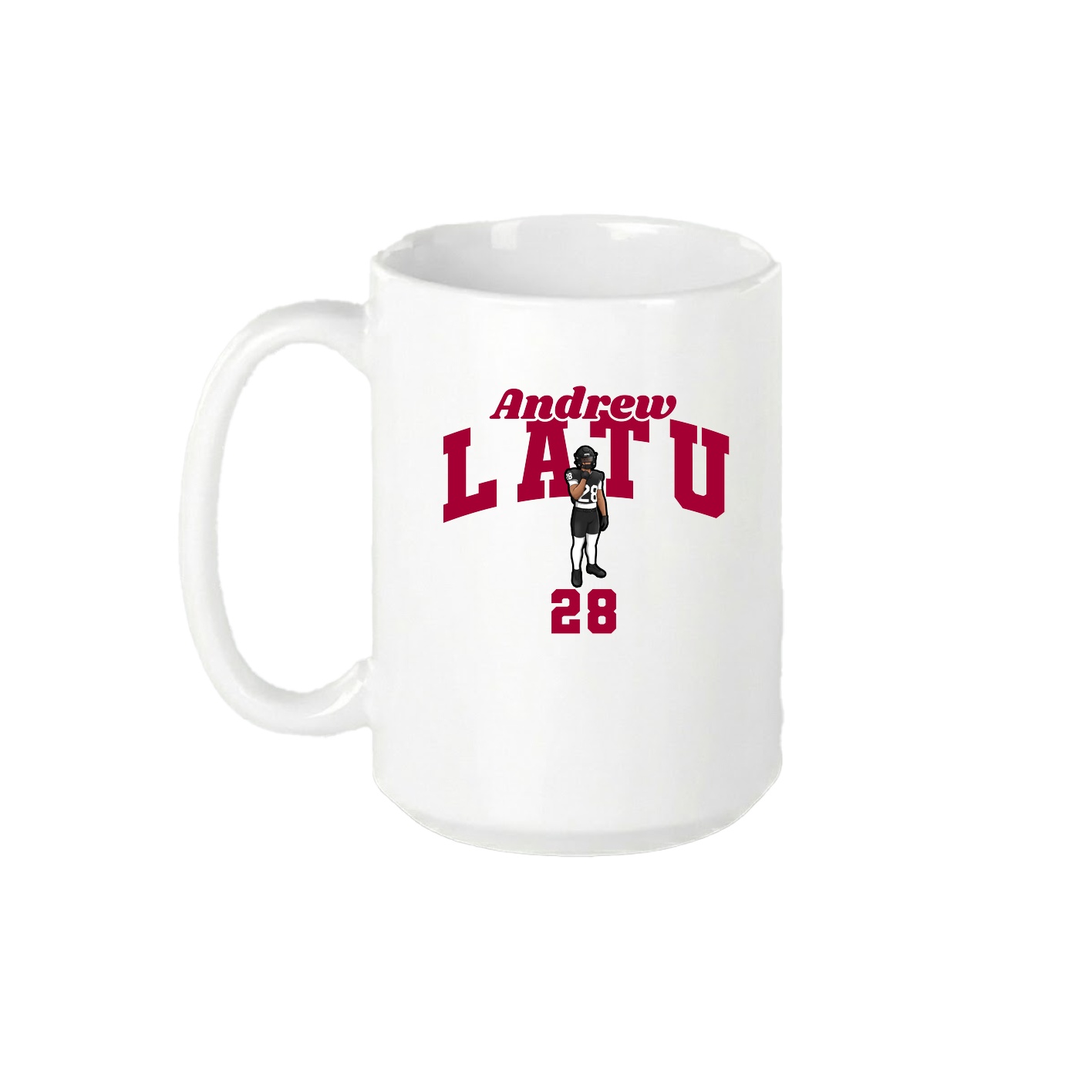 15oz Coffee Mug — Signature Arch in White