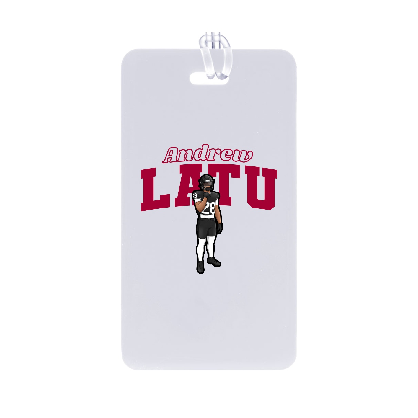 Bag Tag — Name Arch in Classic