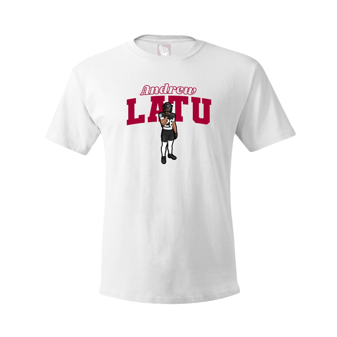 Tee — Name Arch in White