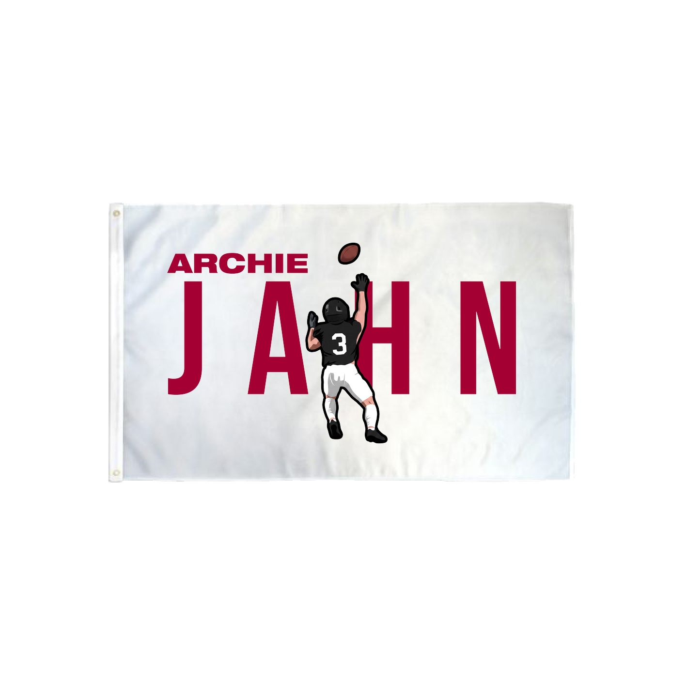 3x5 Flag — Player Name in Classic