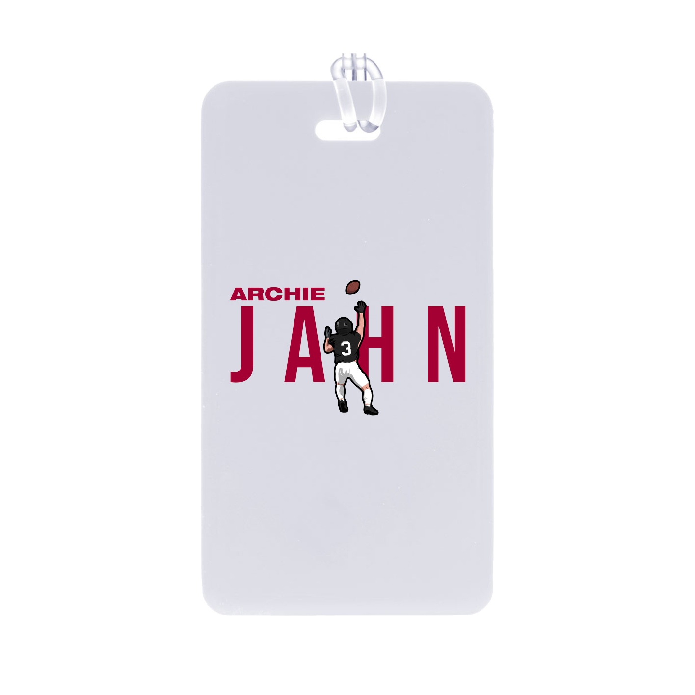 Bag Tag — Player Name in Classic