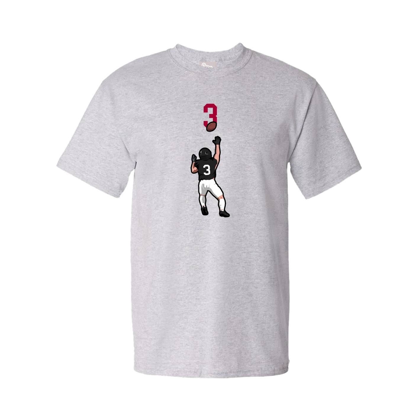 Tee — Number Top in Grey