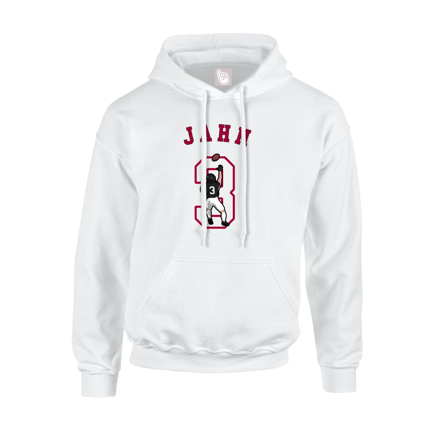 Youth Hoodie — Shirsey Arch in White