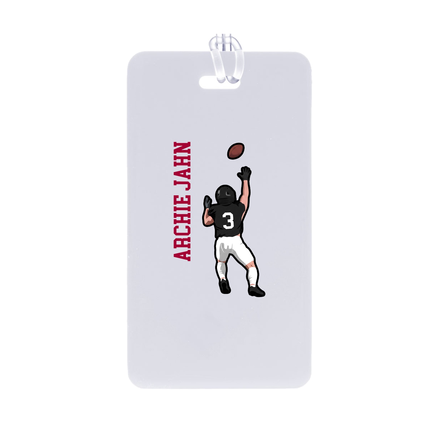 Bag Tag — Name Vertical in Classic