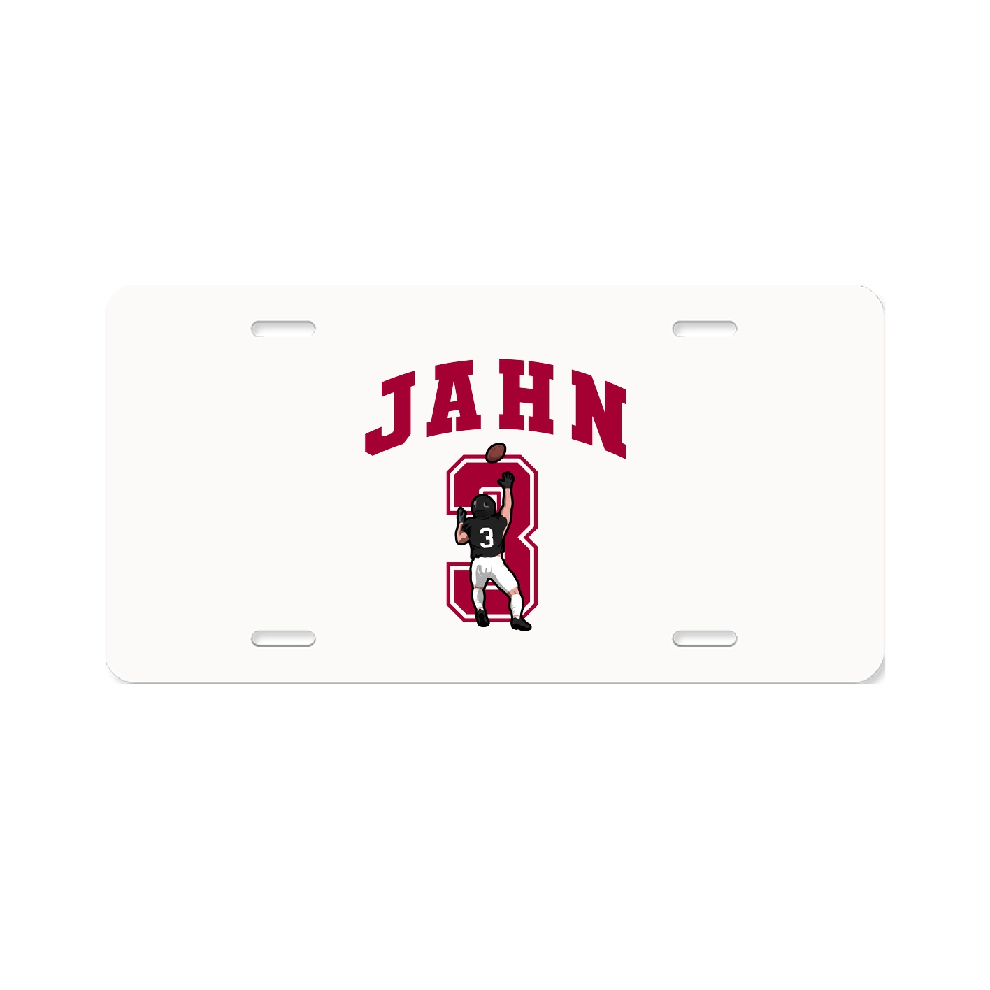 License Plate — Number in Classic