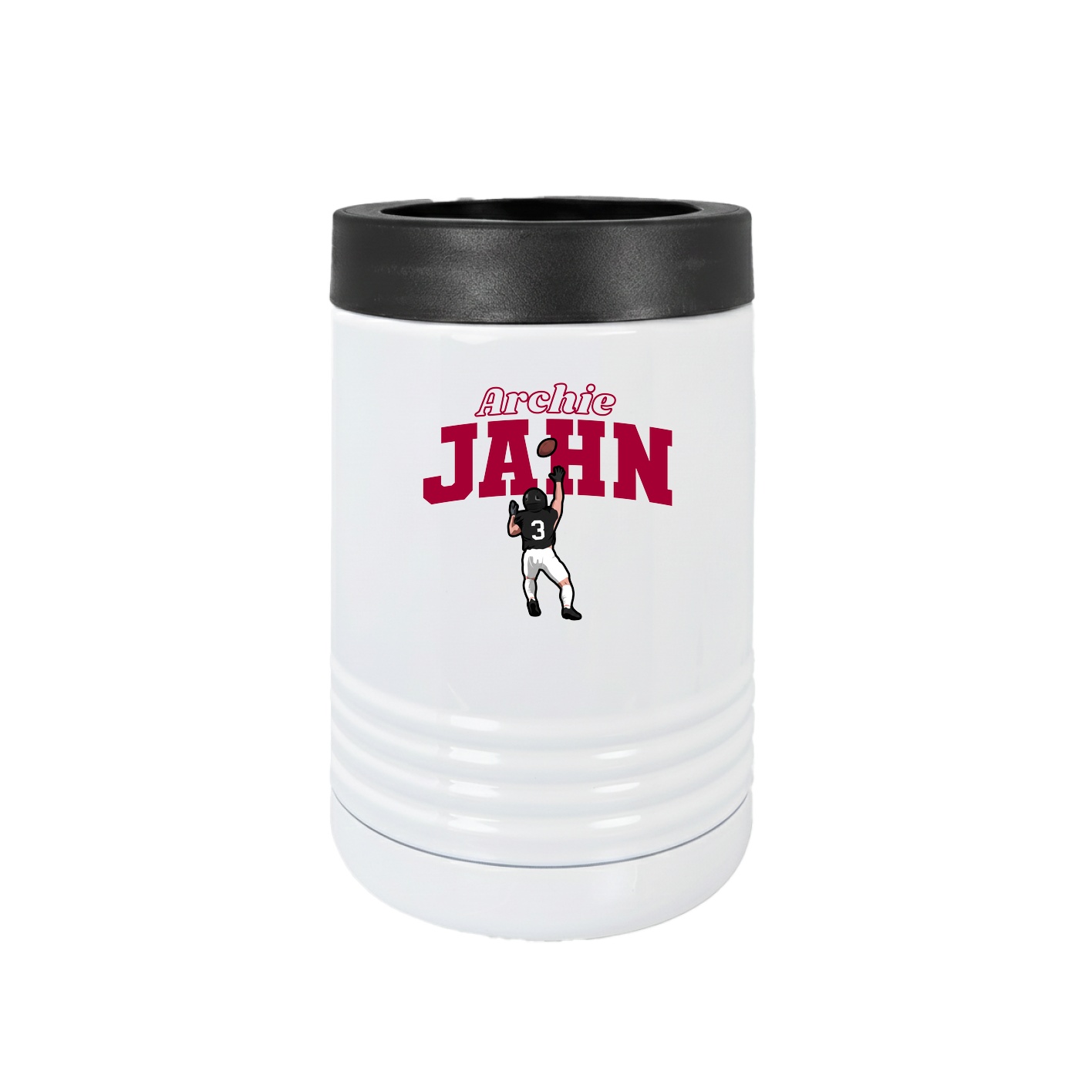 Beverage Holder — Name Arch in White