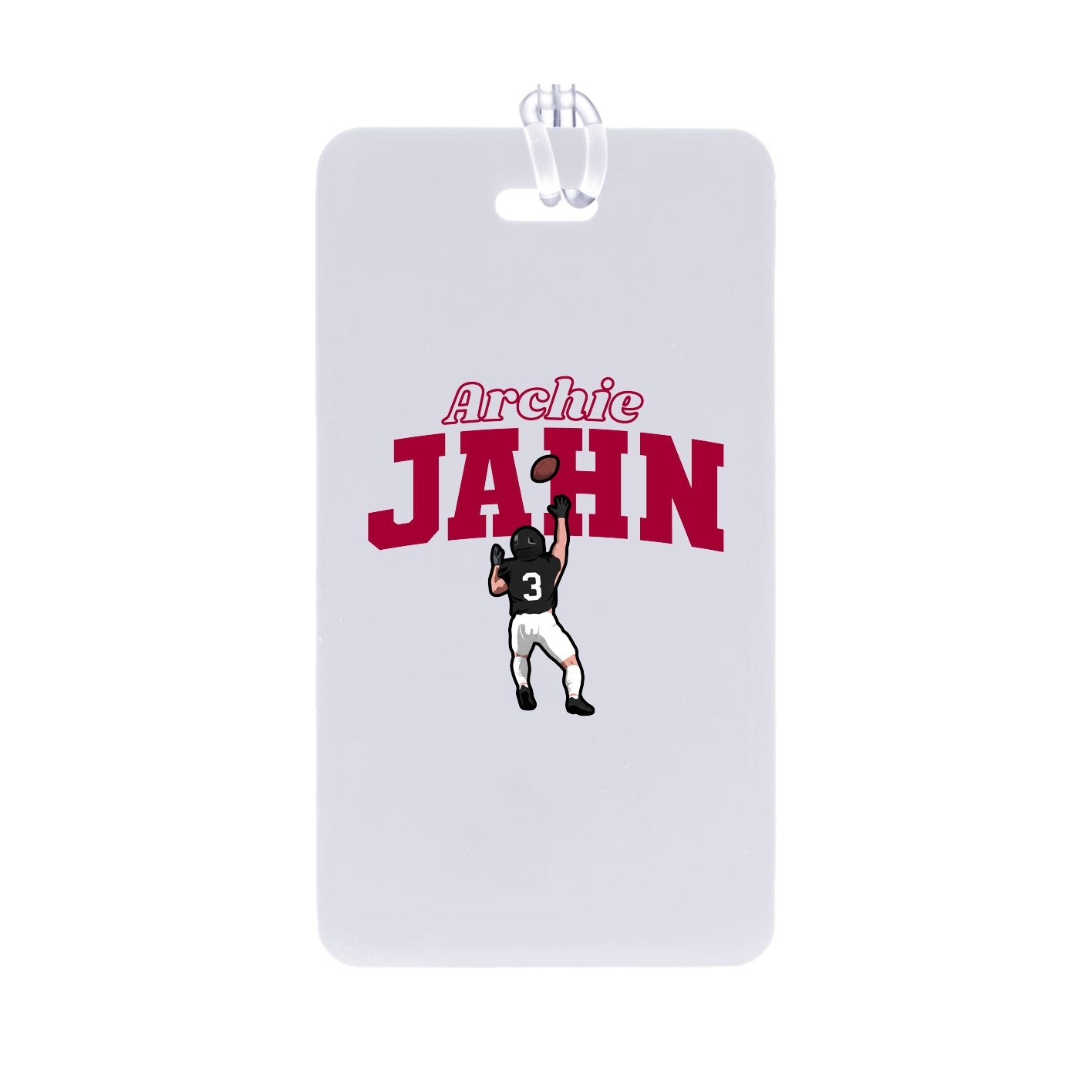 Bag Tag — Name Arch in Classic