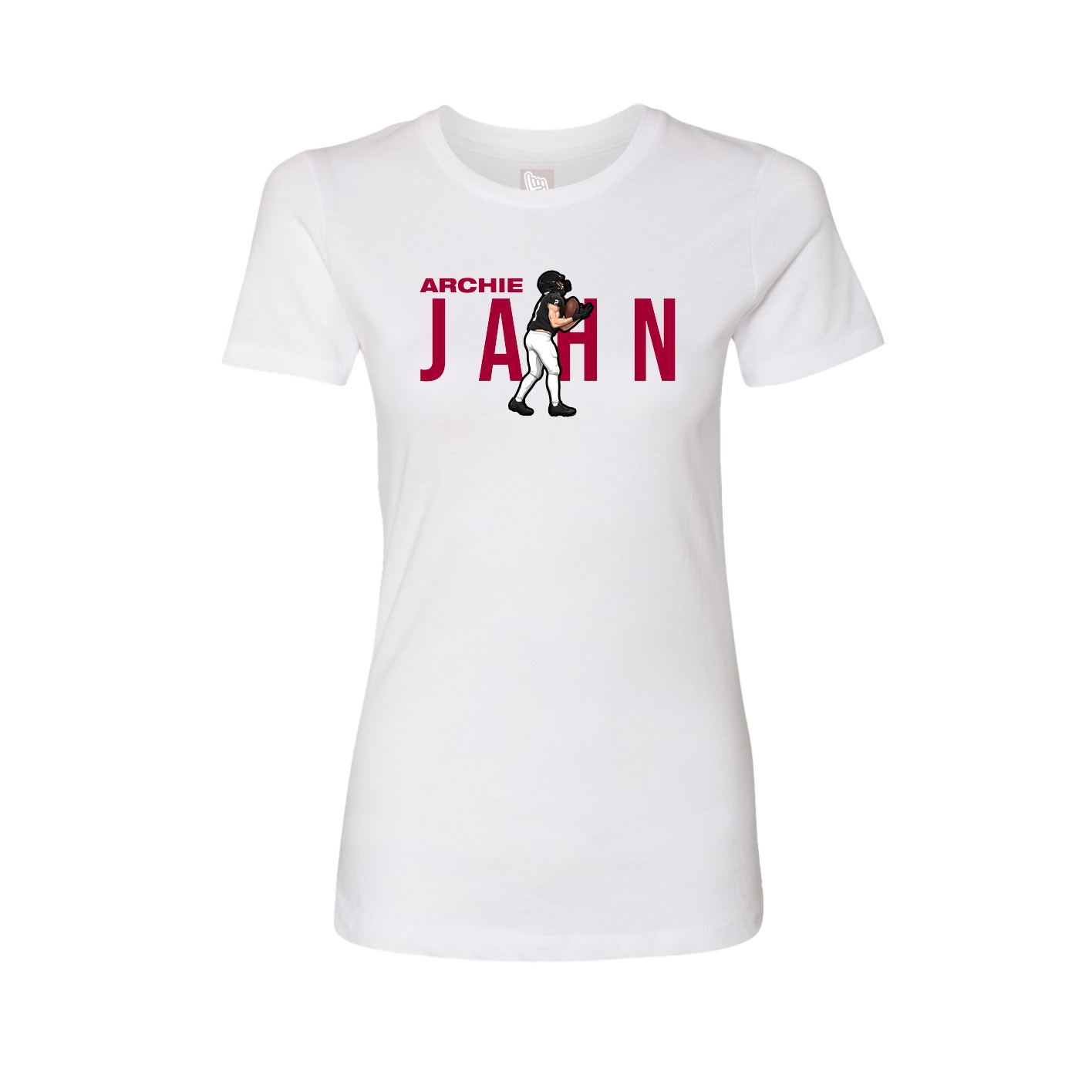 Womens Tee — Player Name in White