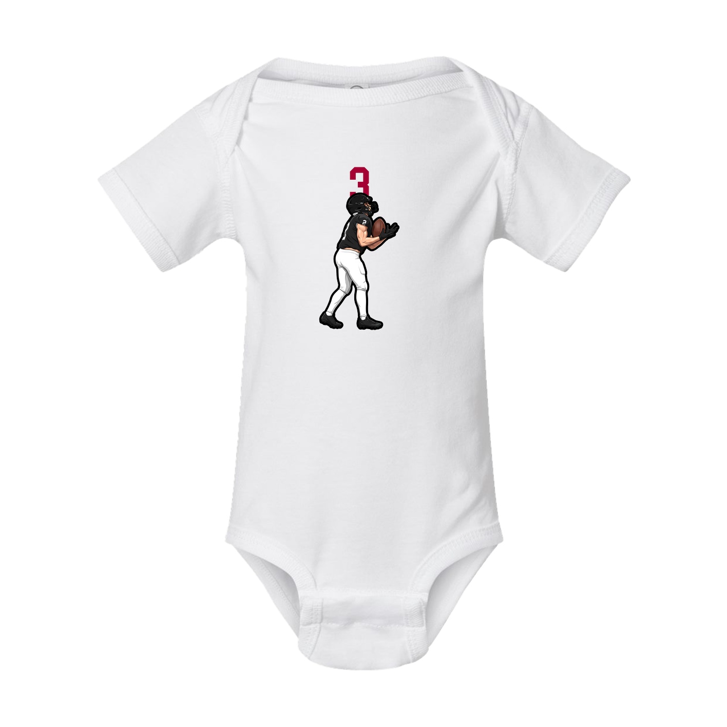 Baby Onesie — Number Top in White