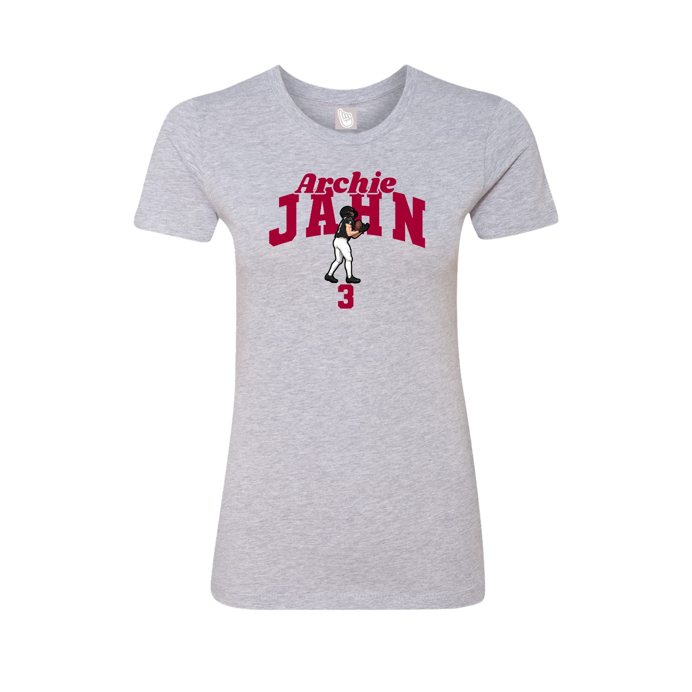 Womens Tee — Signature Arch in Grey