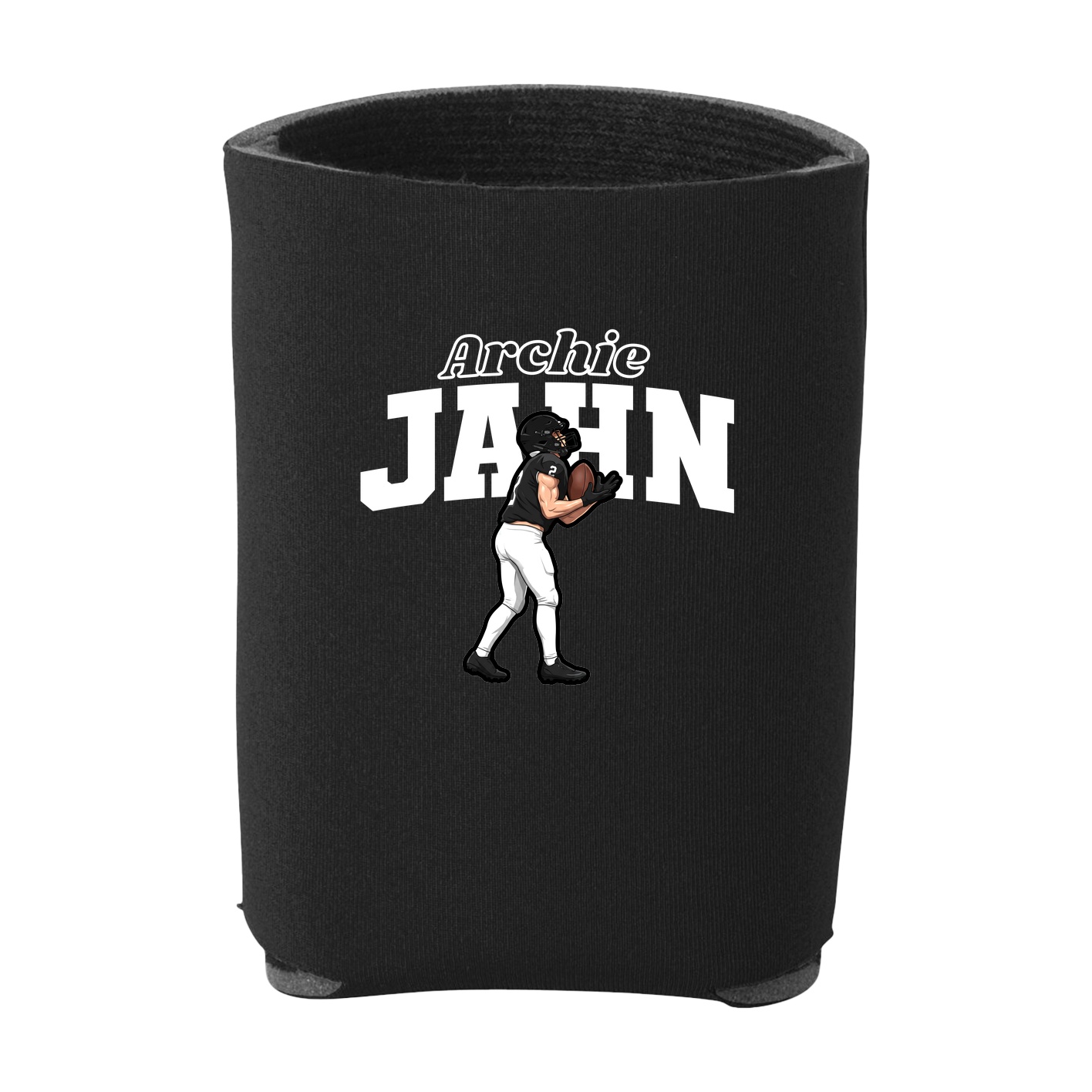 Can Holder — Name Arch in Black