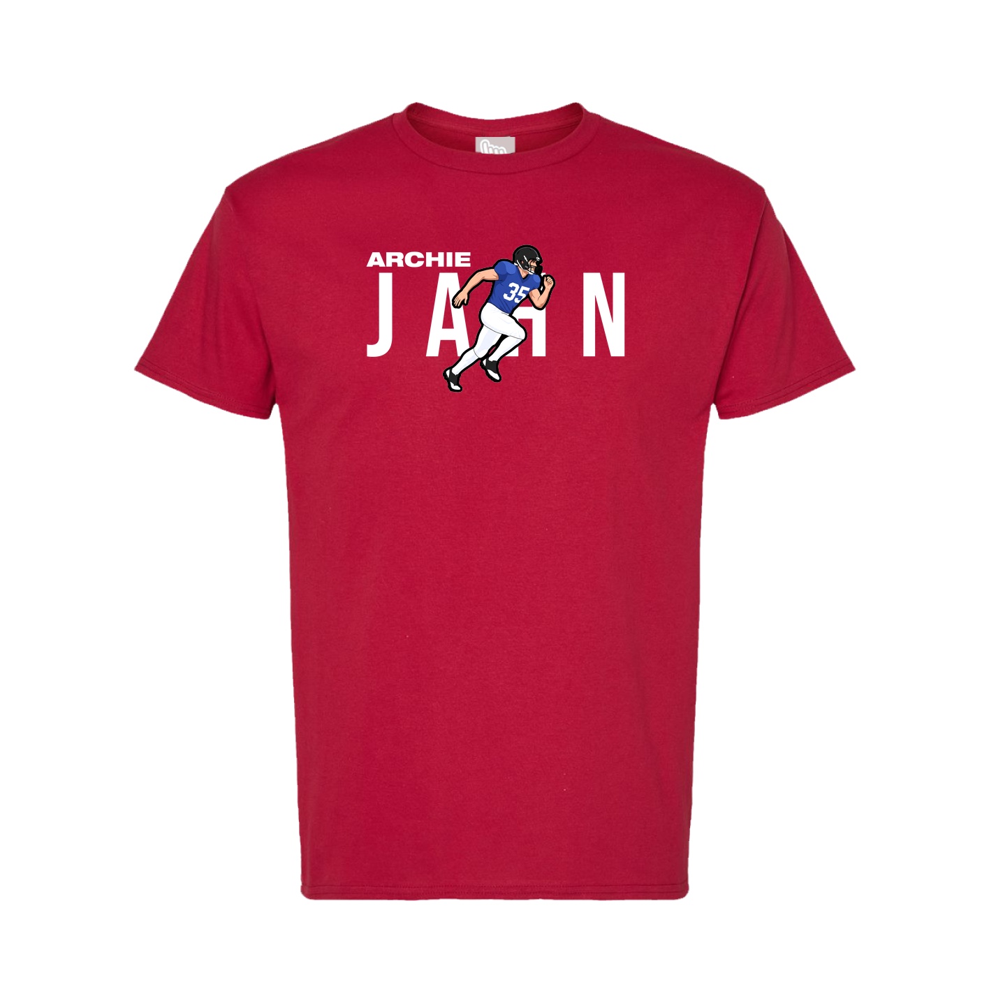 Tee — Player Name in Crimson