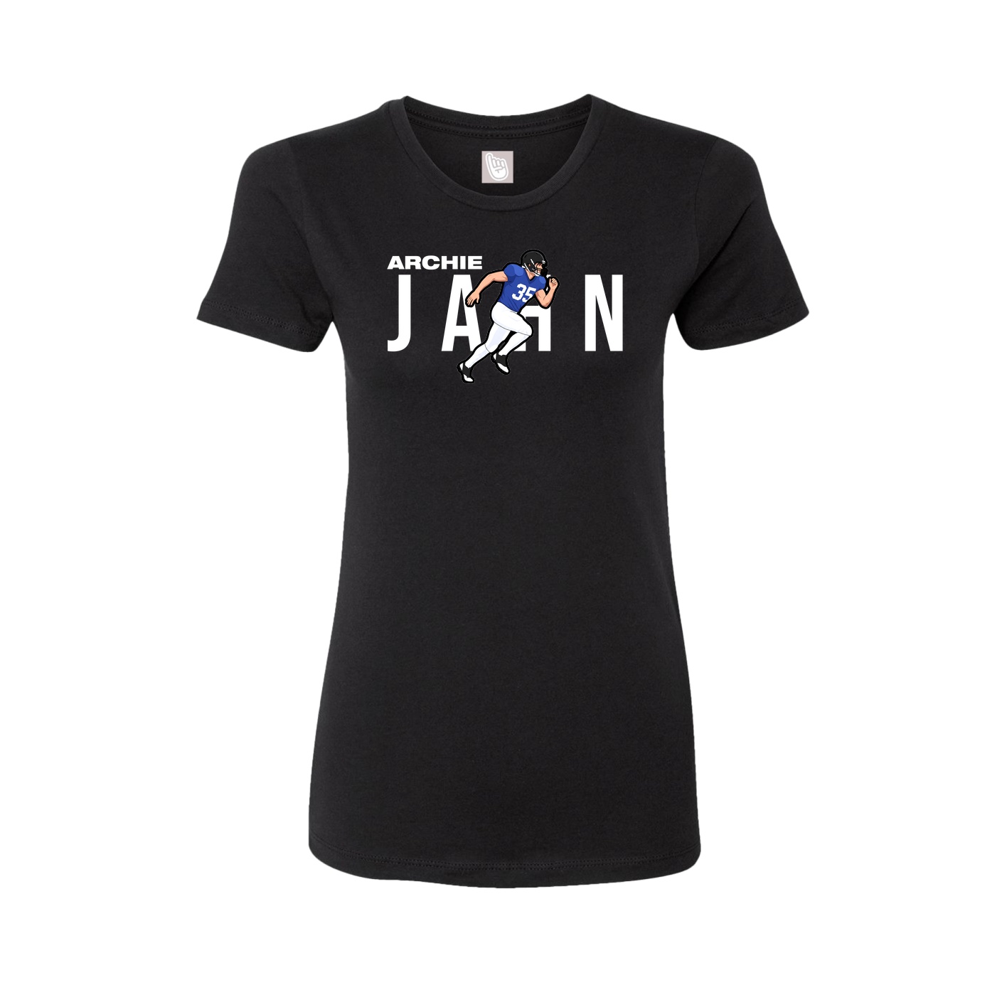 Womens Tee — Player Name in Black