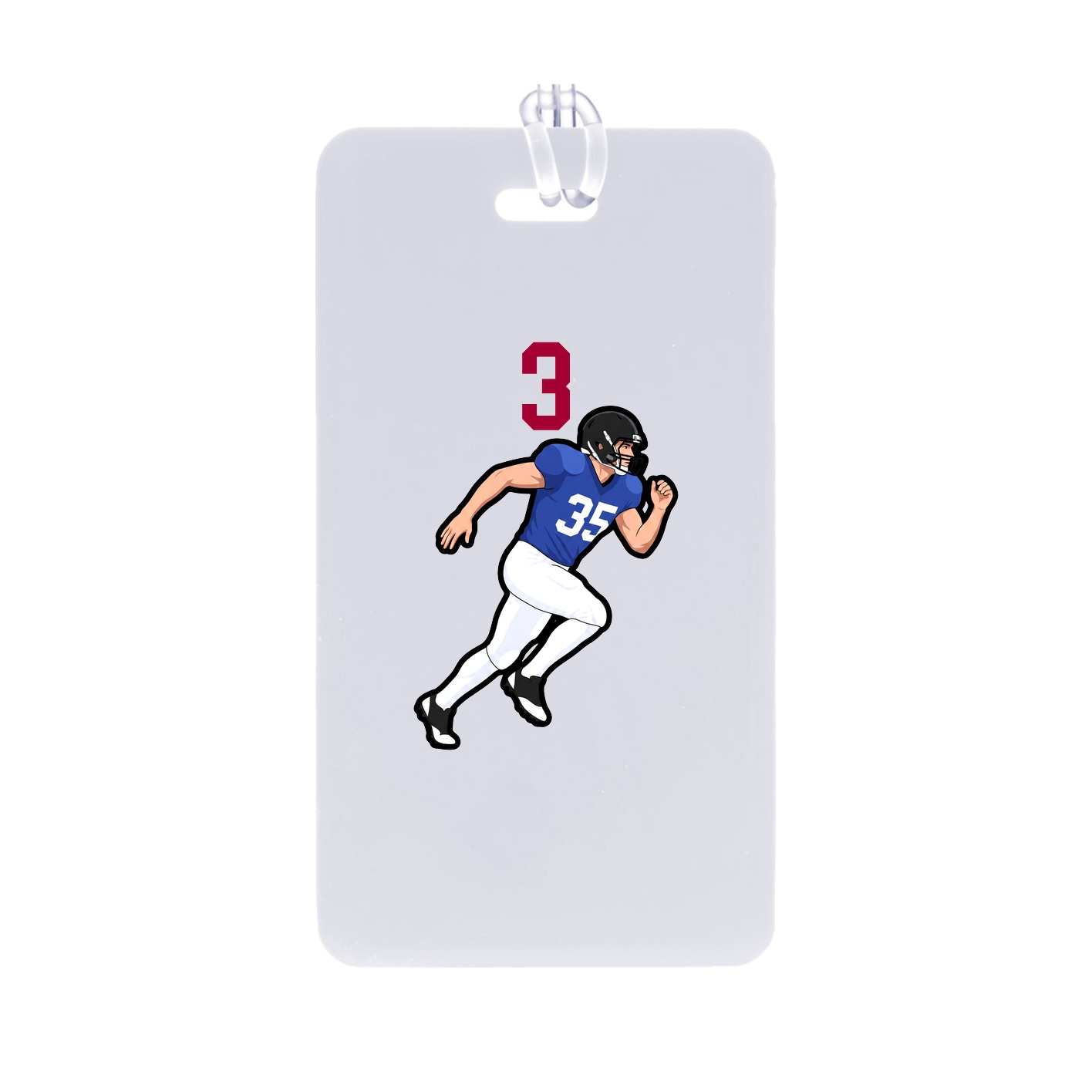 Bag Tag — Number Top in Classic
