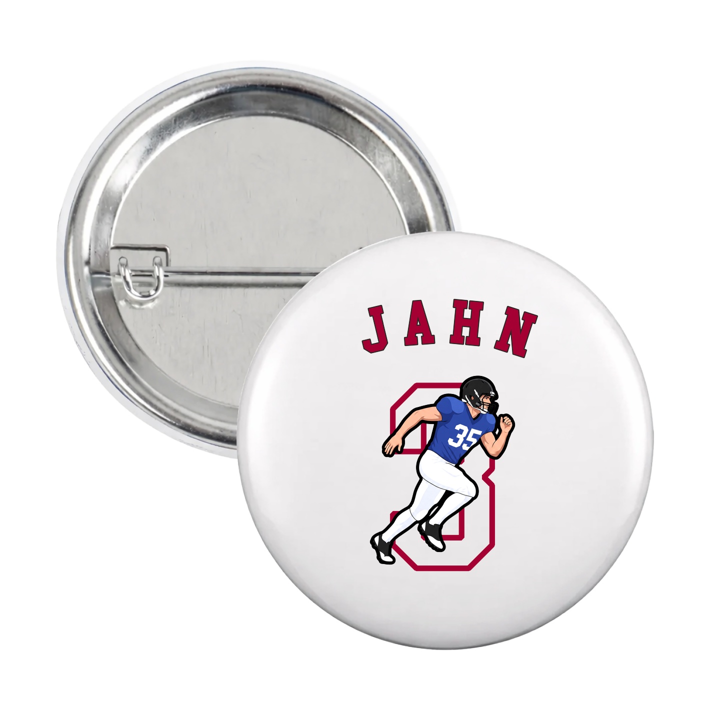 Game Day Button — Shirsey Arch in White
