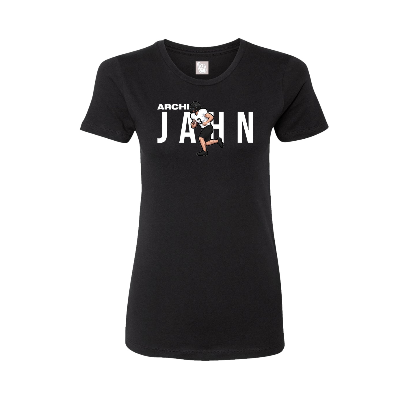 Womens Tee — Player Name in Black
