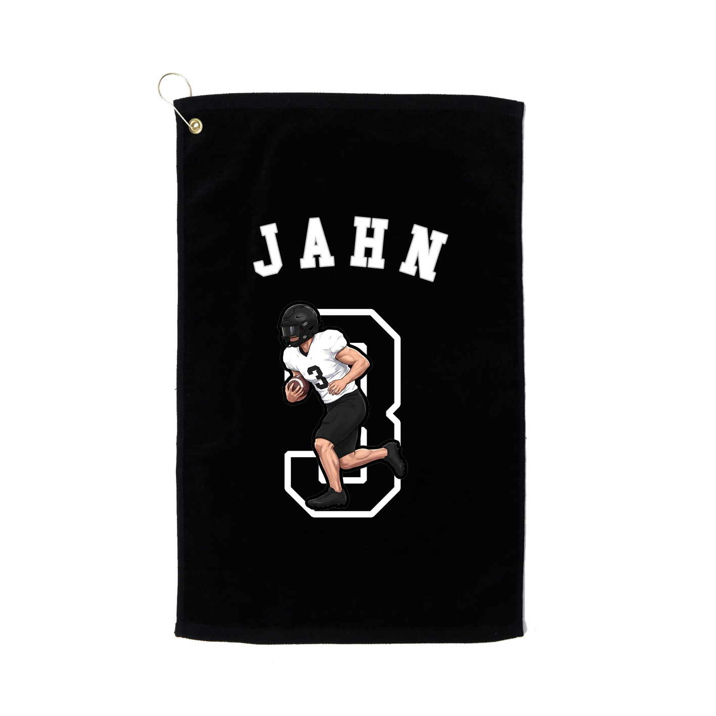 Golf Towel — Shirsey Arch in Black
