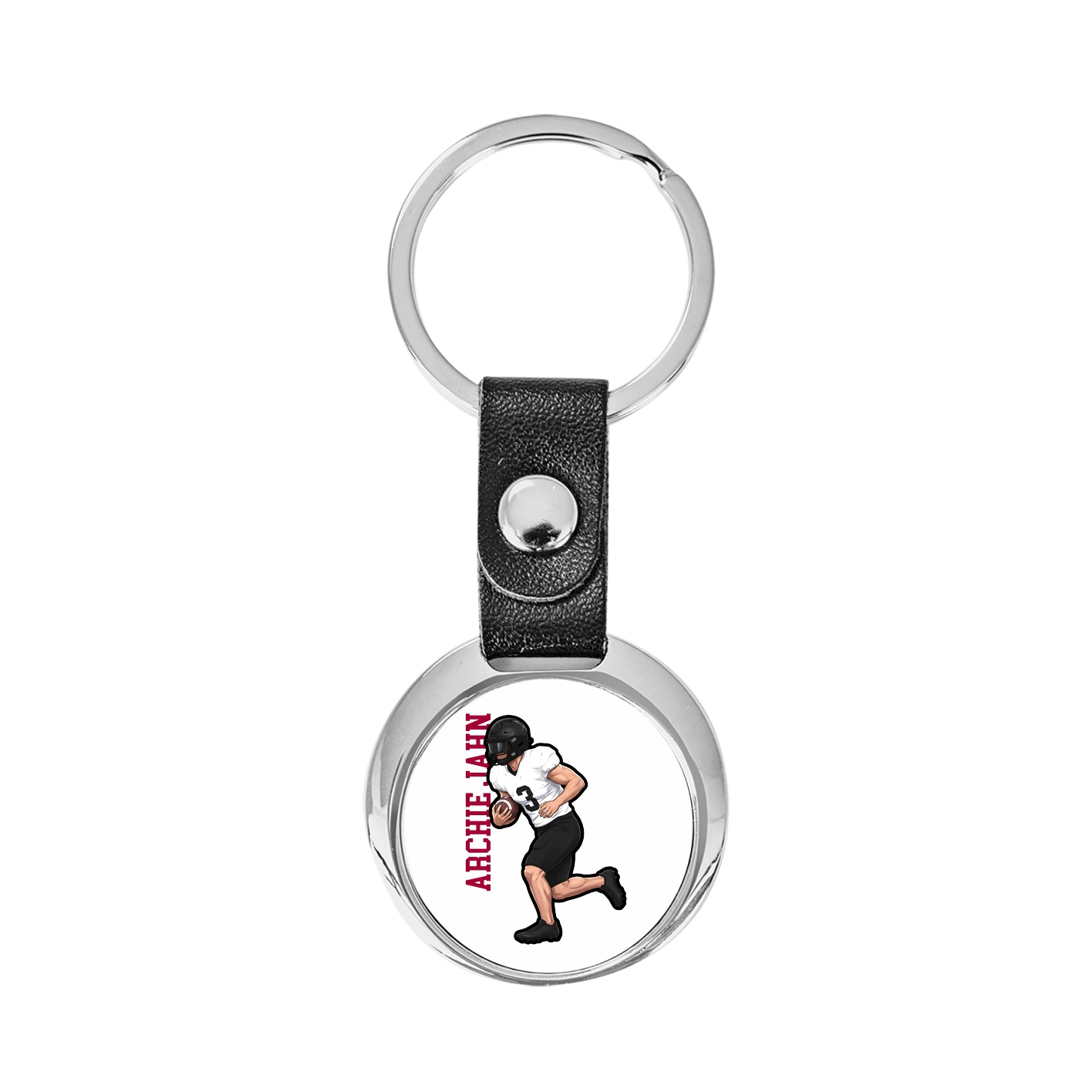 Key Chain — Name Vertical in Classic