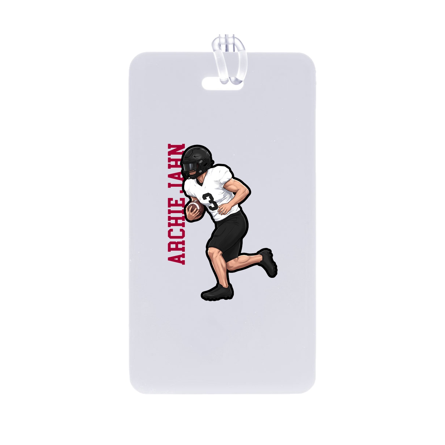 Bag Tag — Name Vertical in Classic