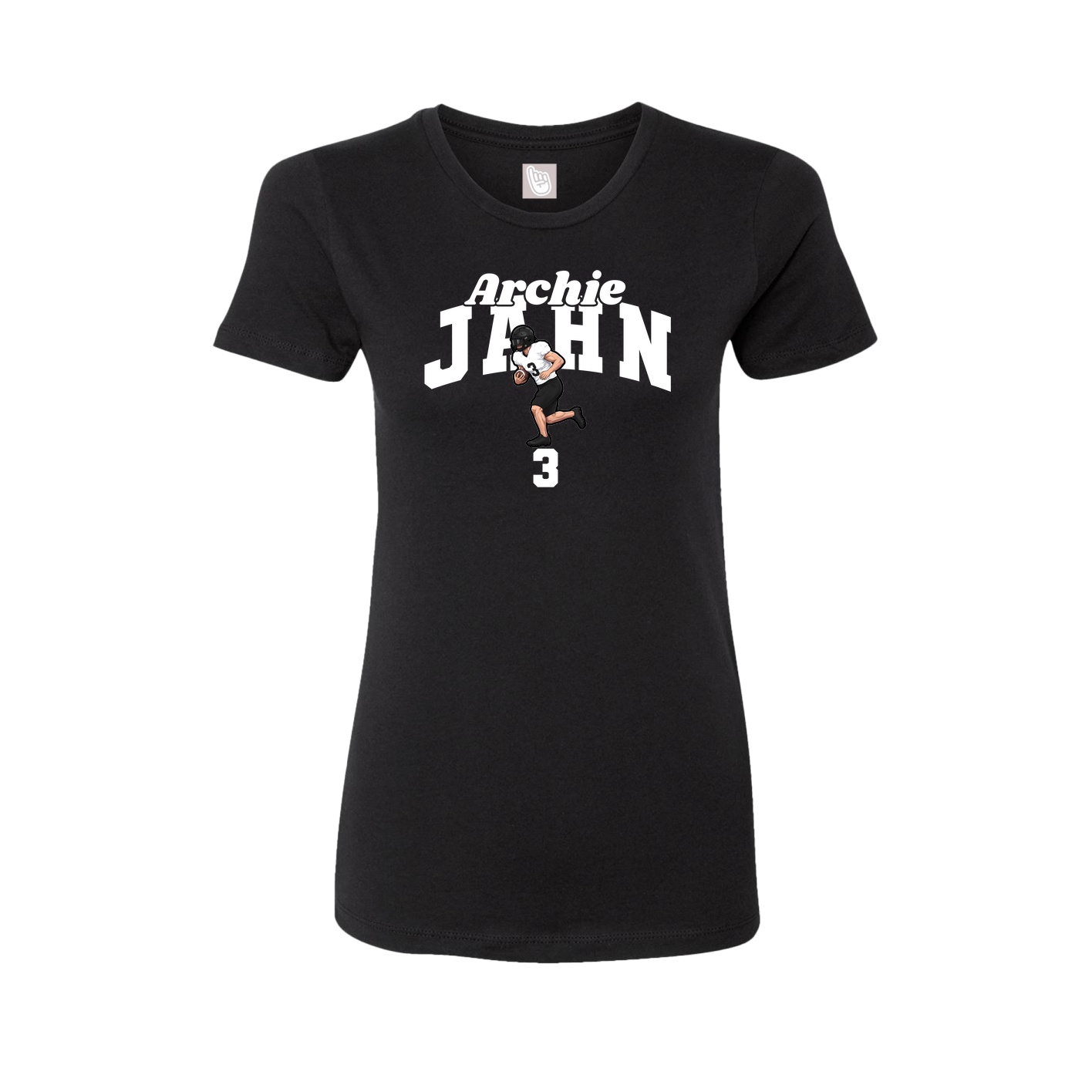 Womens Tee — Signature Arch in Black