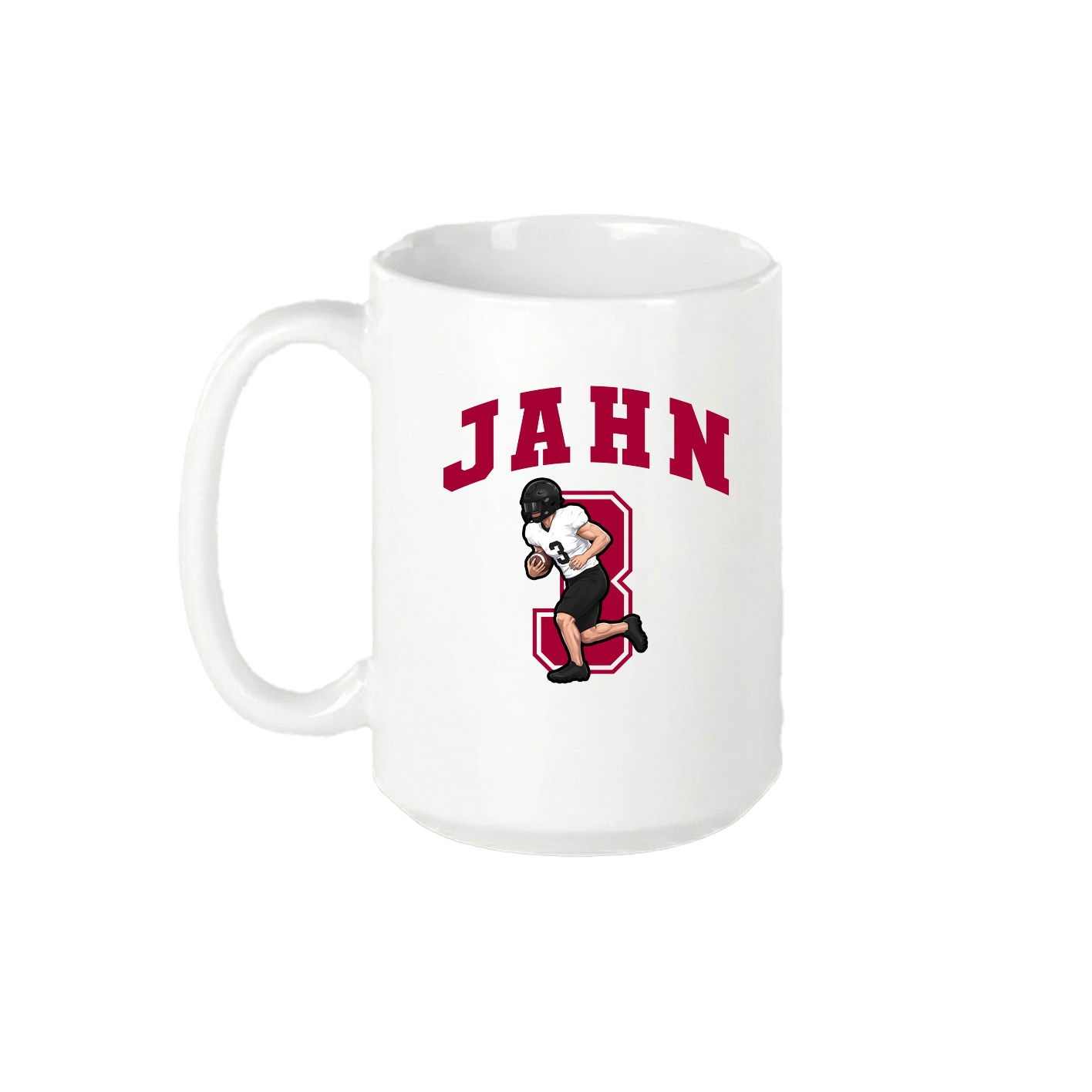 15oz Coffee Mug — Number in White
