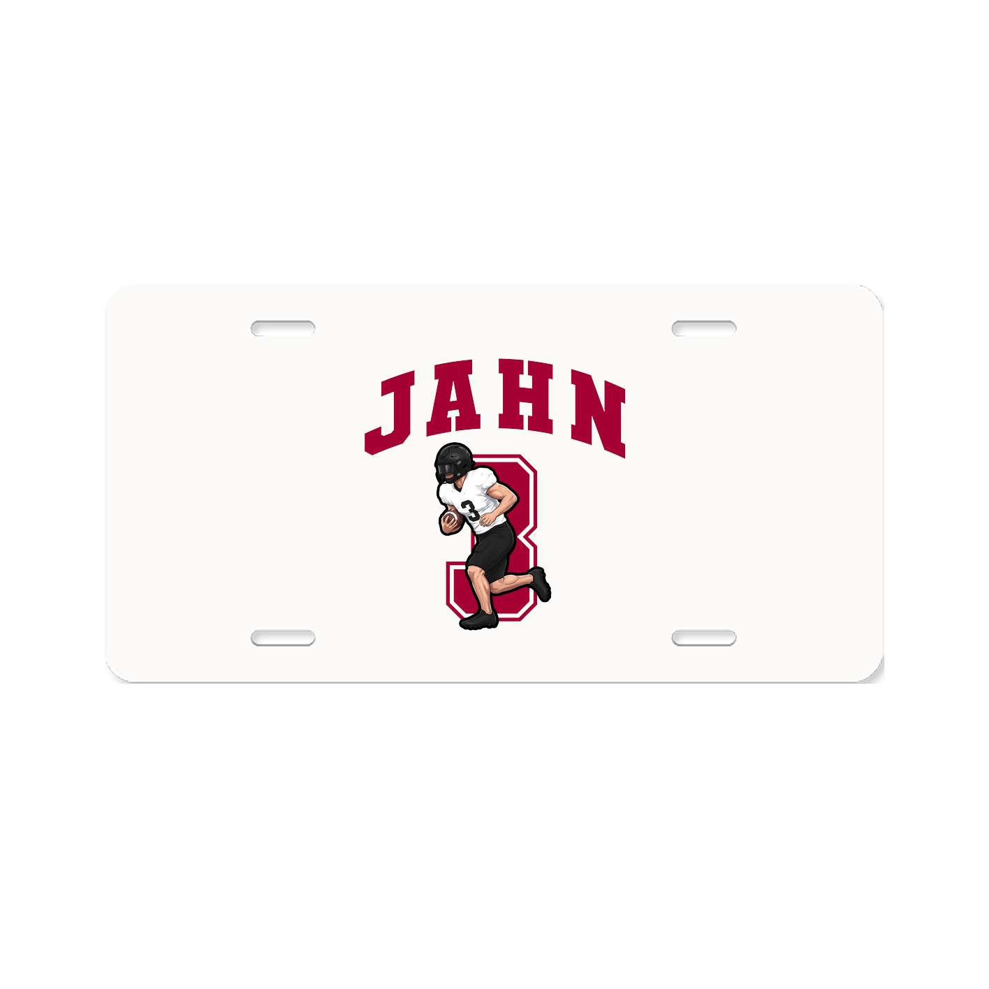 License Plate — Number in Classic