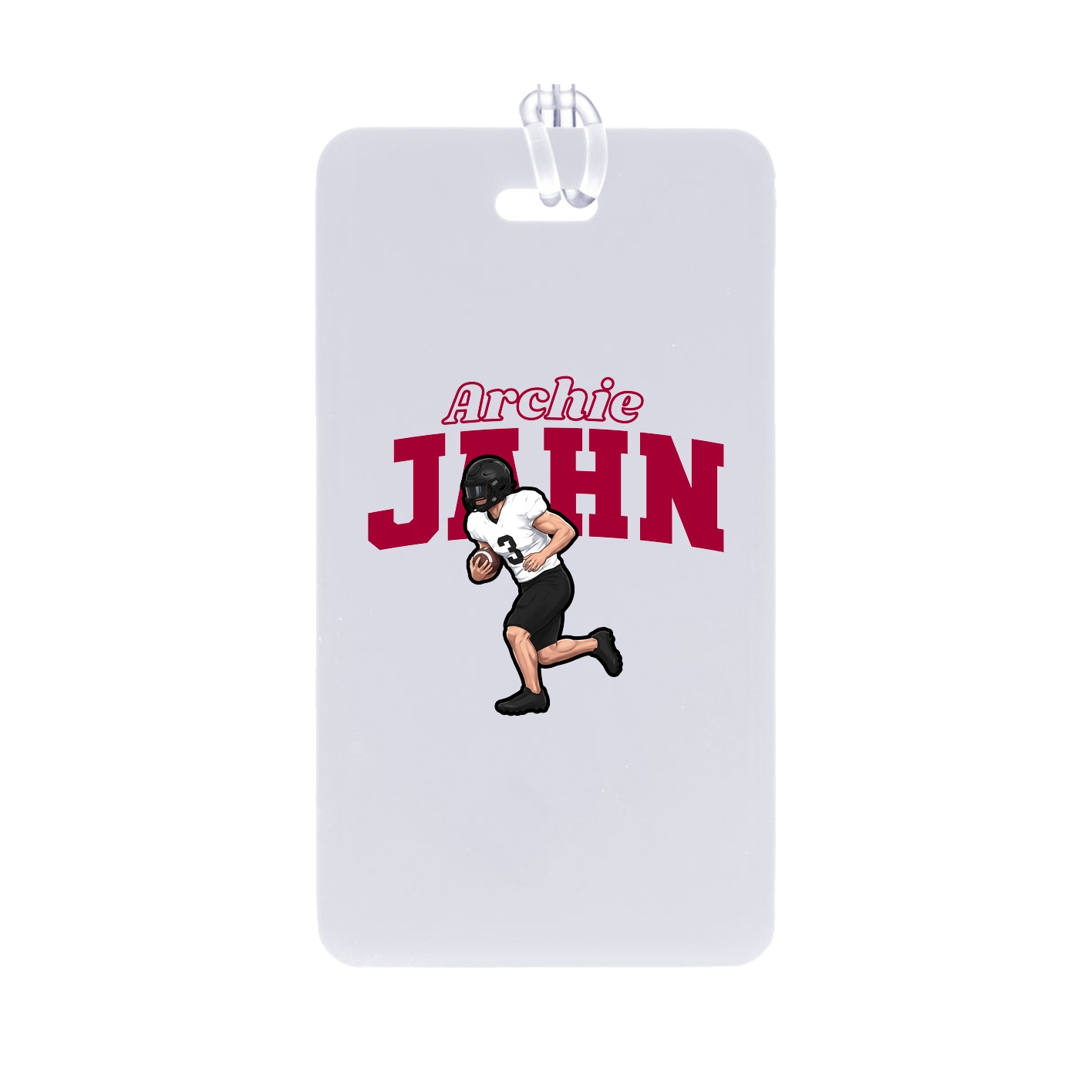 Bag Tag — Name Arch in Classic
