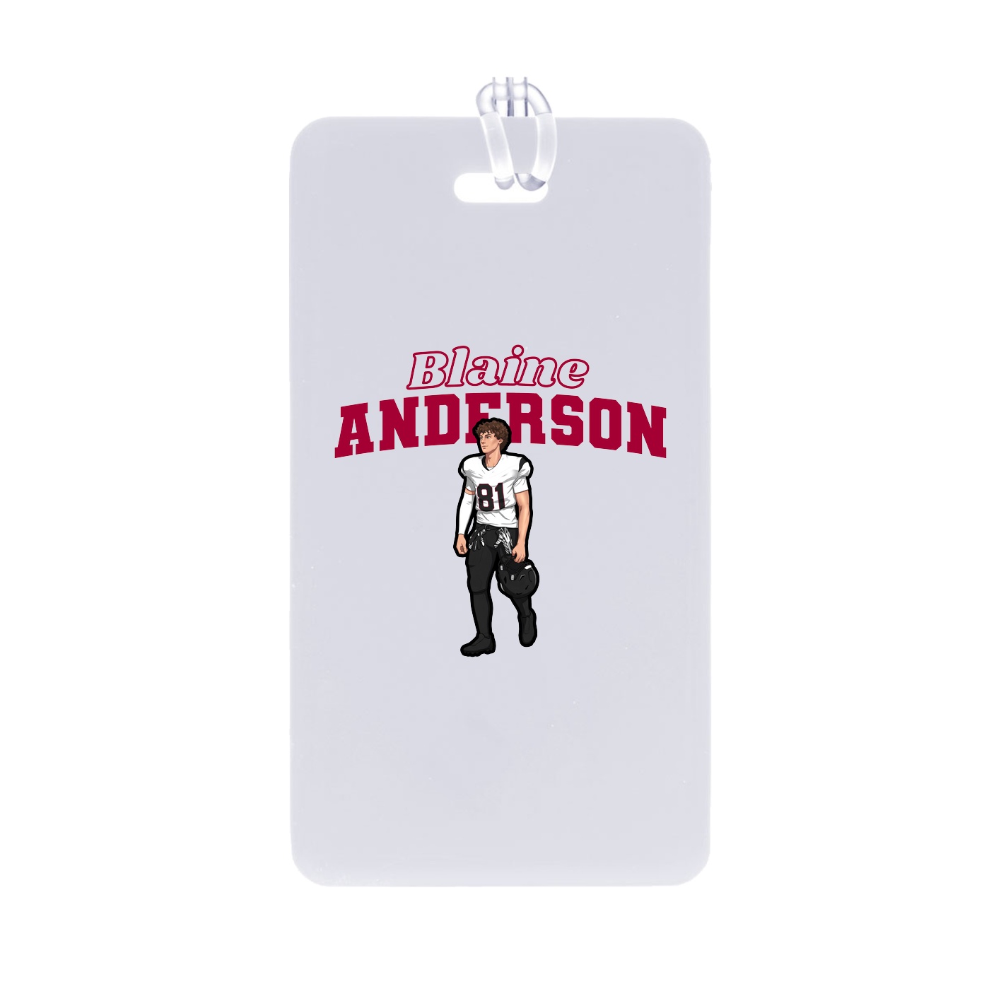 Bag Tag — Name Arch in Classic