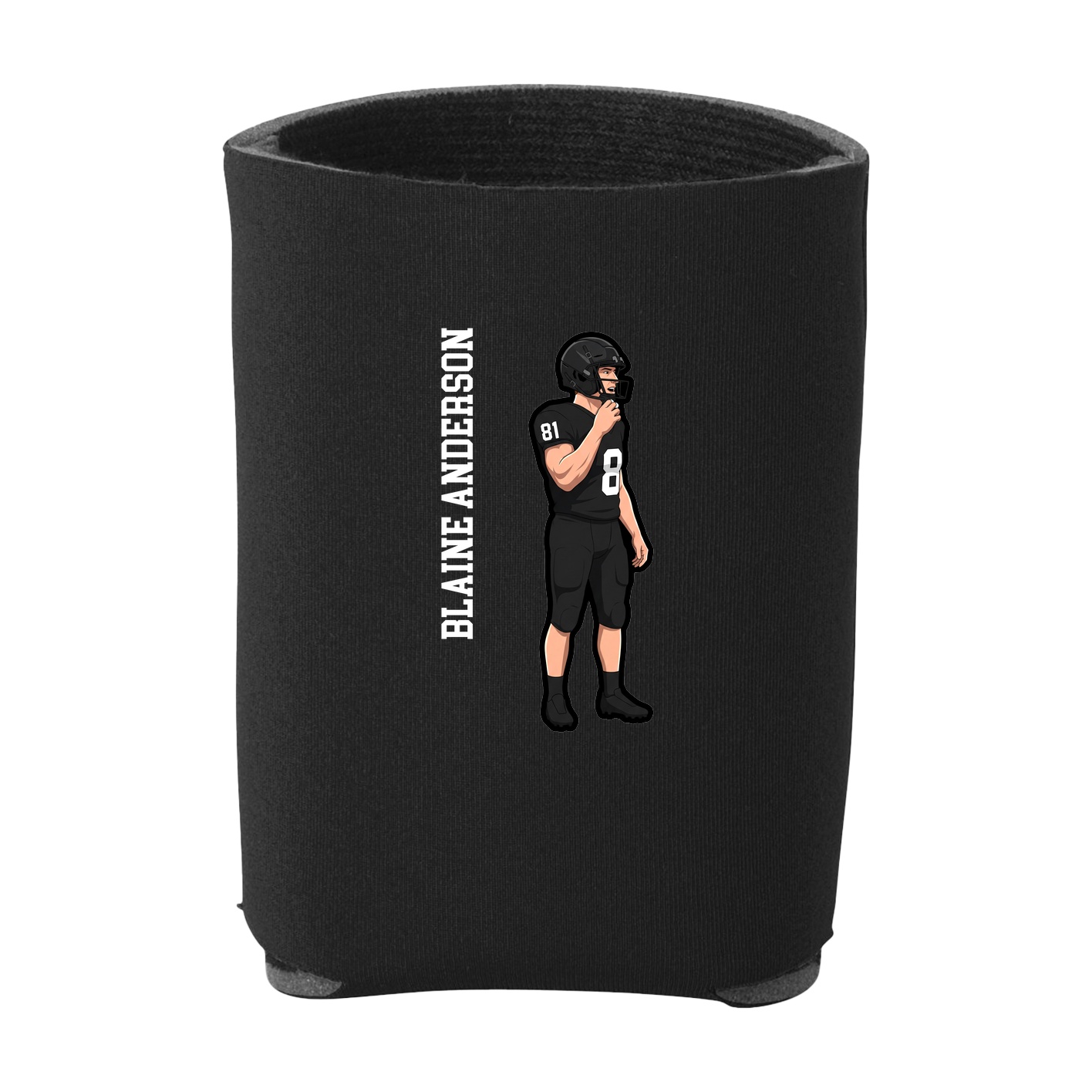 Can Holder — Name Vertical in Black