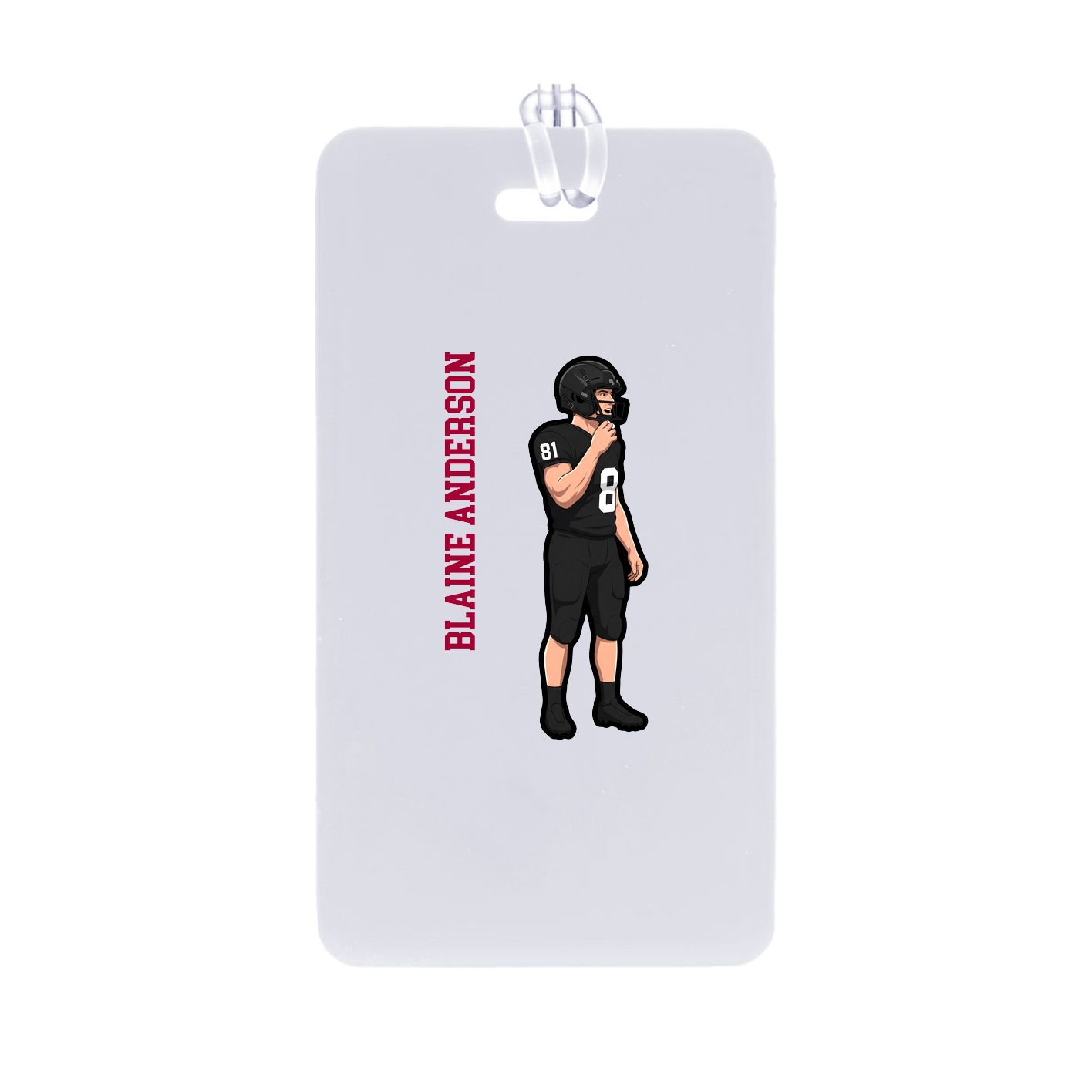 Bag Tag — Name Vertical in Classic