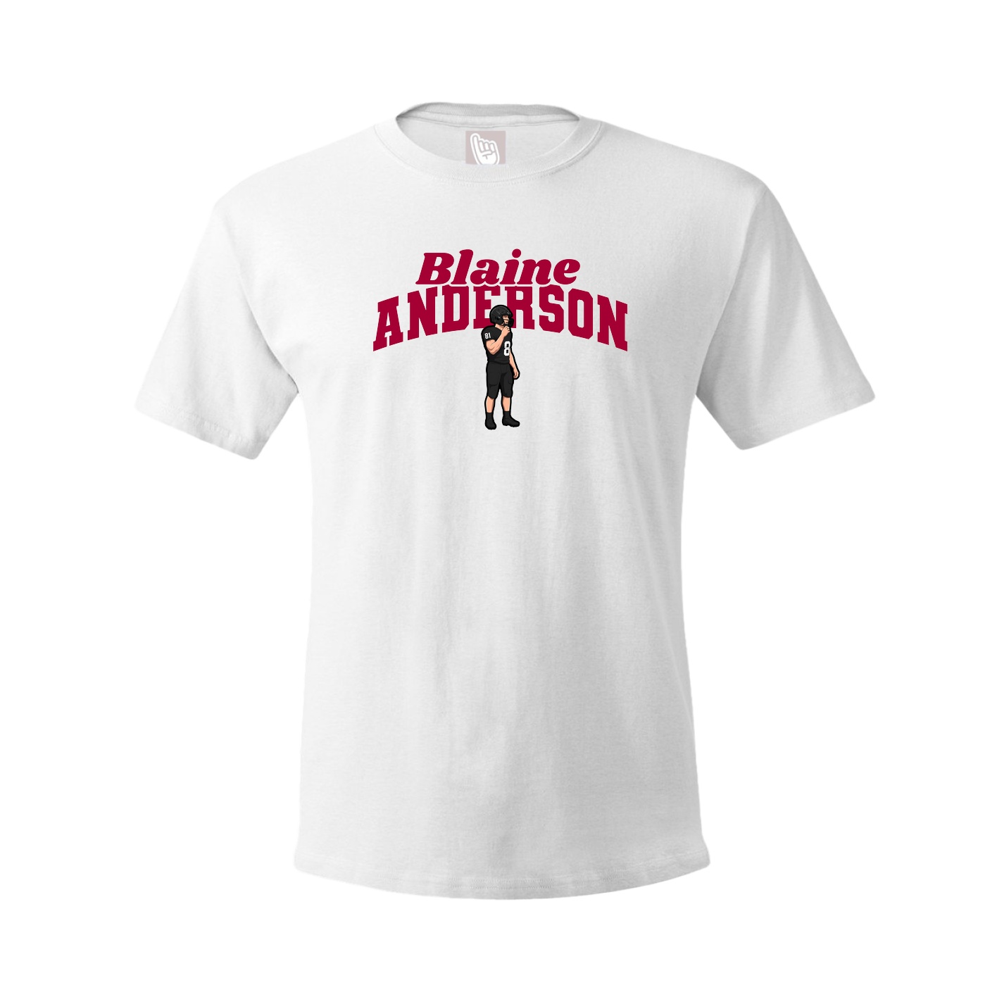 Youth Tee — Signature Arch in White