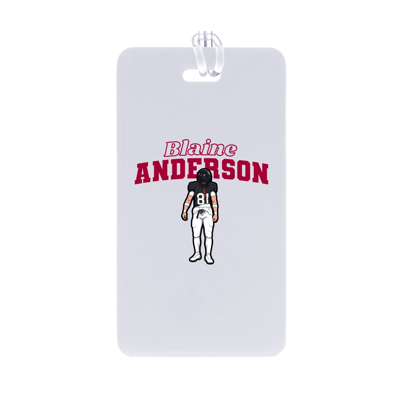 Bag Tag — Name Arch in Classic