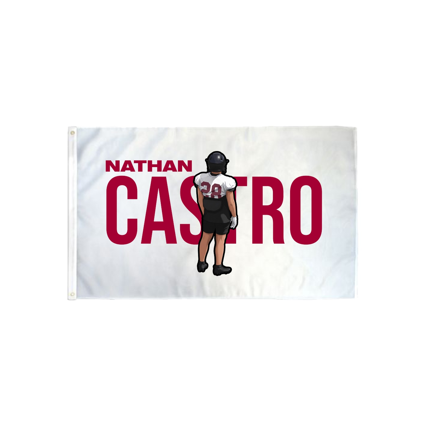 3x5 Flag — Player Name in Classic