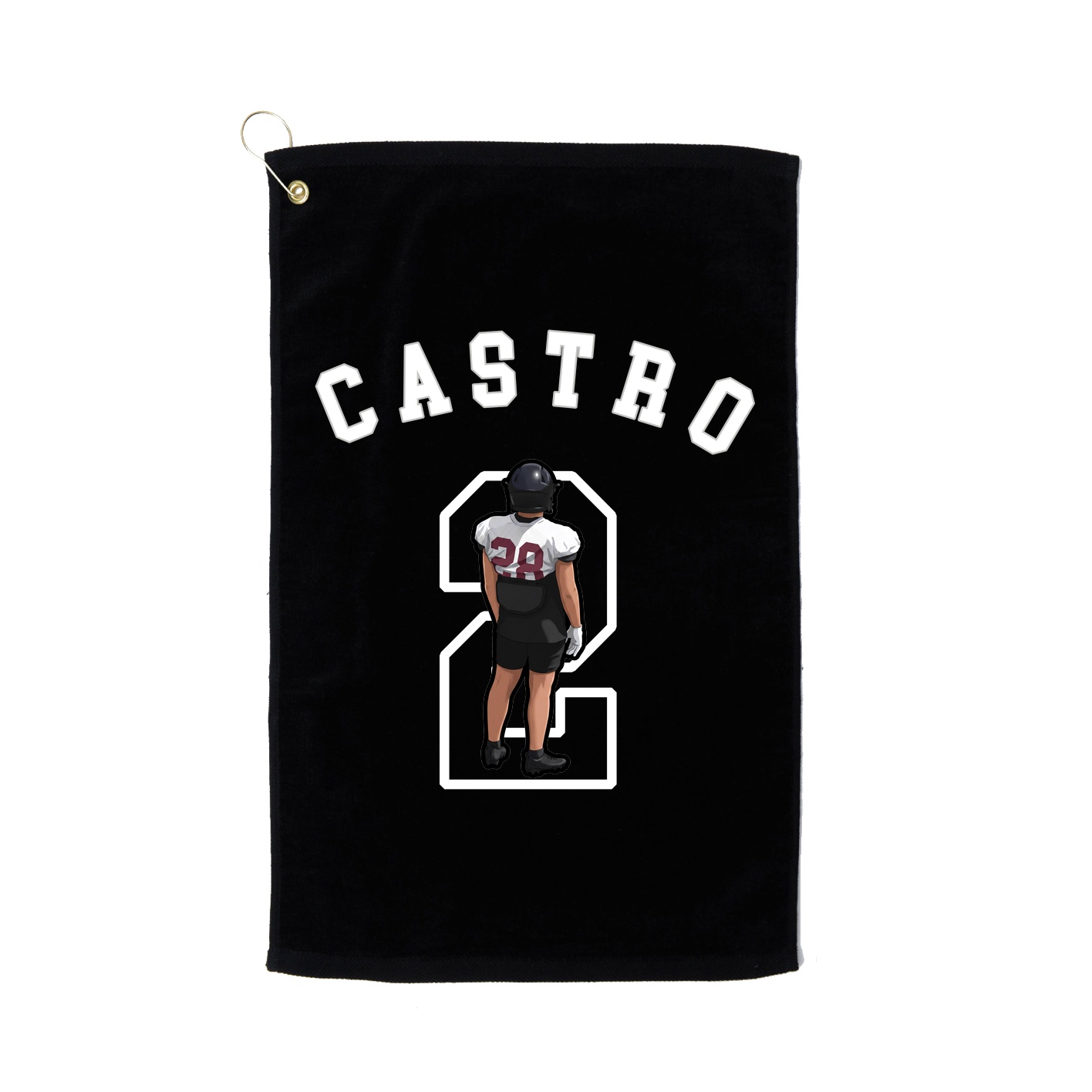 Golf Towel — Shirsey Arch in Black