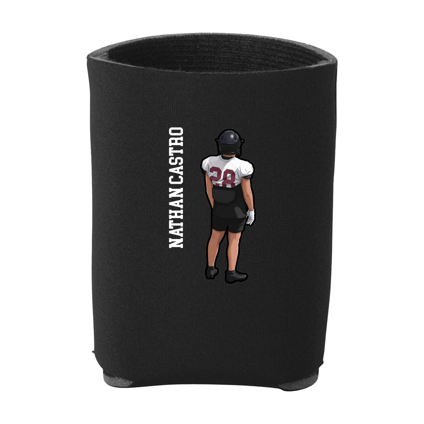 Can Holder — Name Vertical in Black