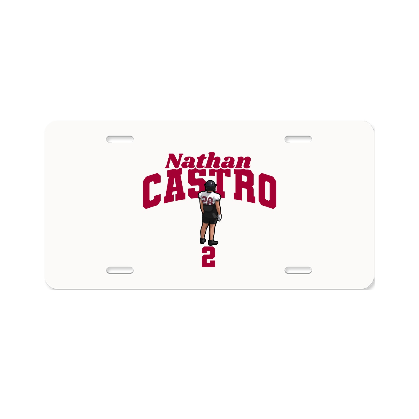 License Plate — Signature Arch in Classic