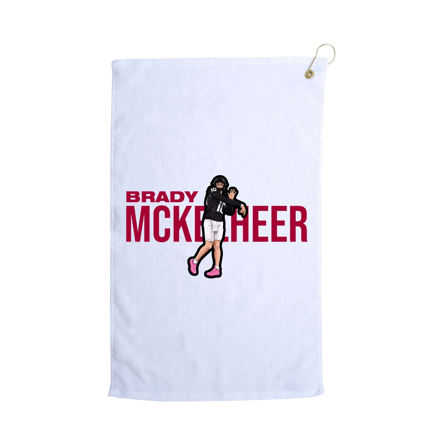 Golf Towel — Player Name in White