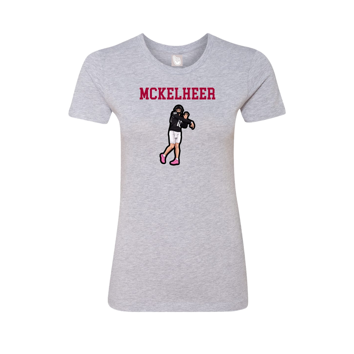 Fitted Women's Tee — Shirsey in Grey