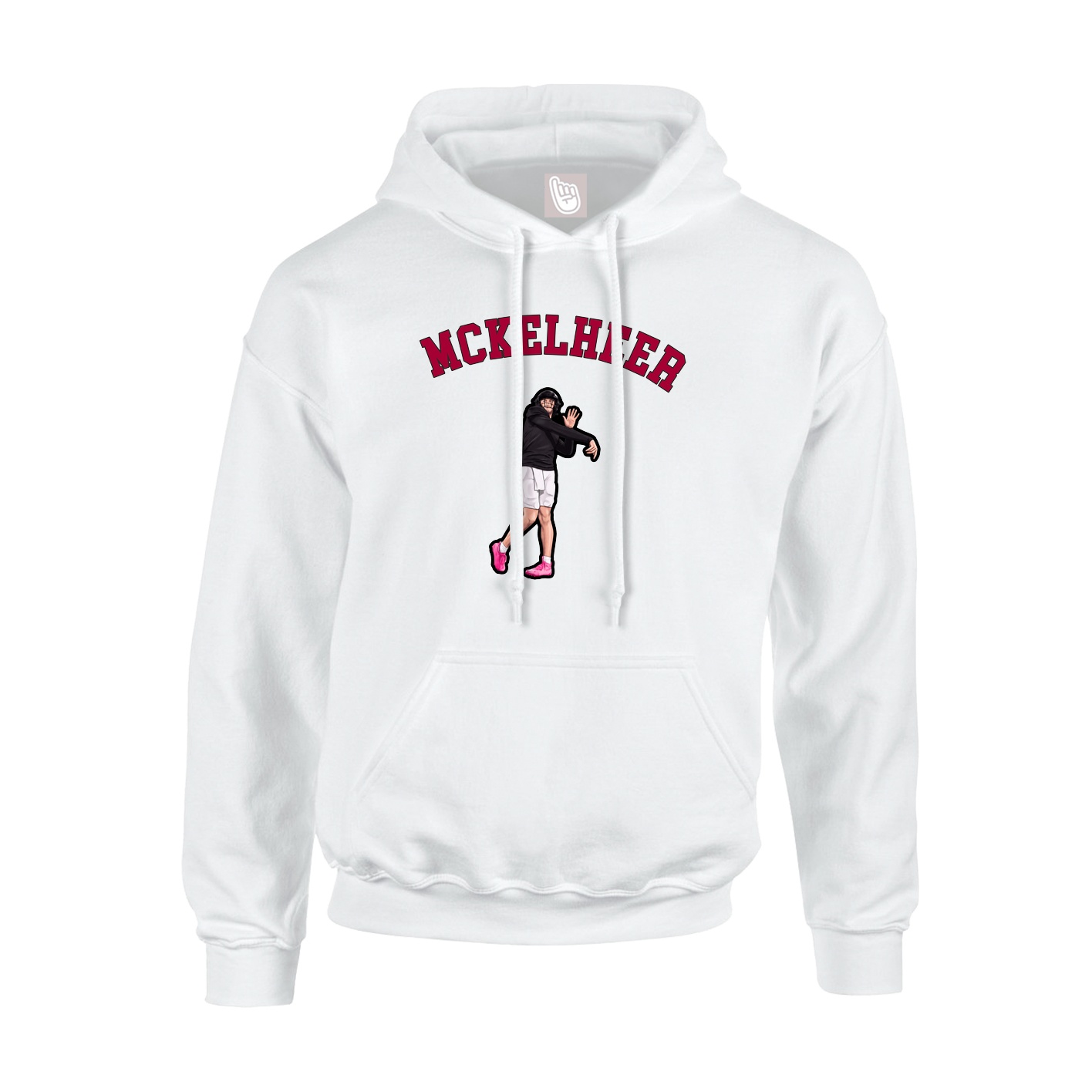 Youth Hoodie — Shirsey Arch in White