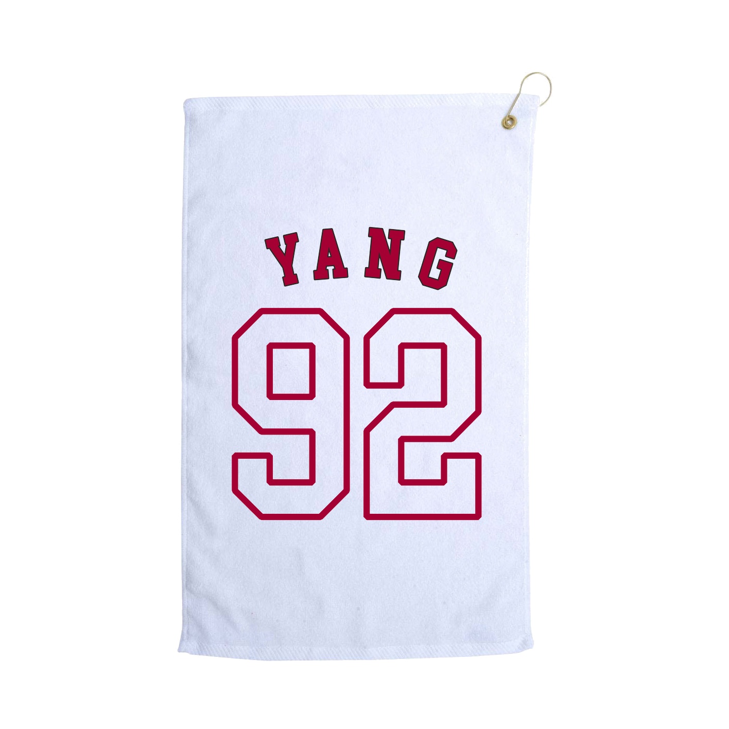 Golf Towel — Shirsey Arch in White