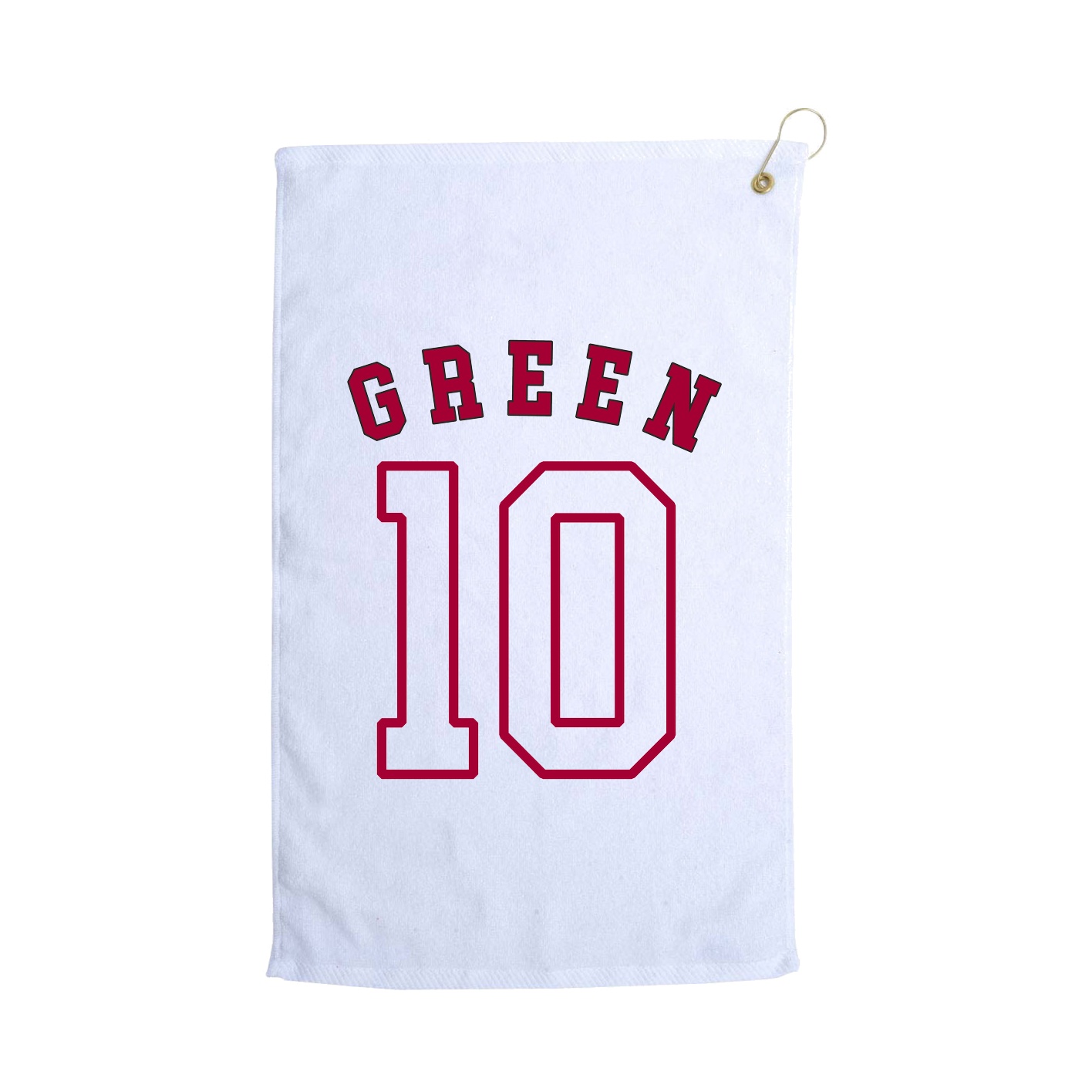 Golf Towel — Shirsey Arch in White