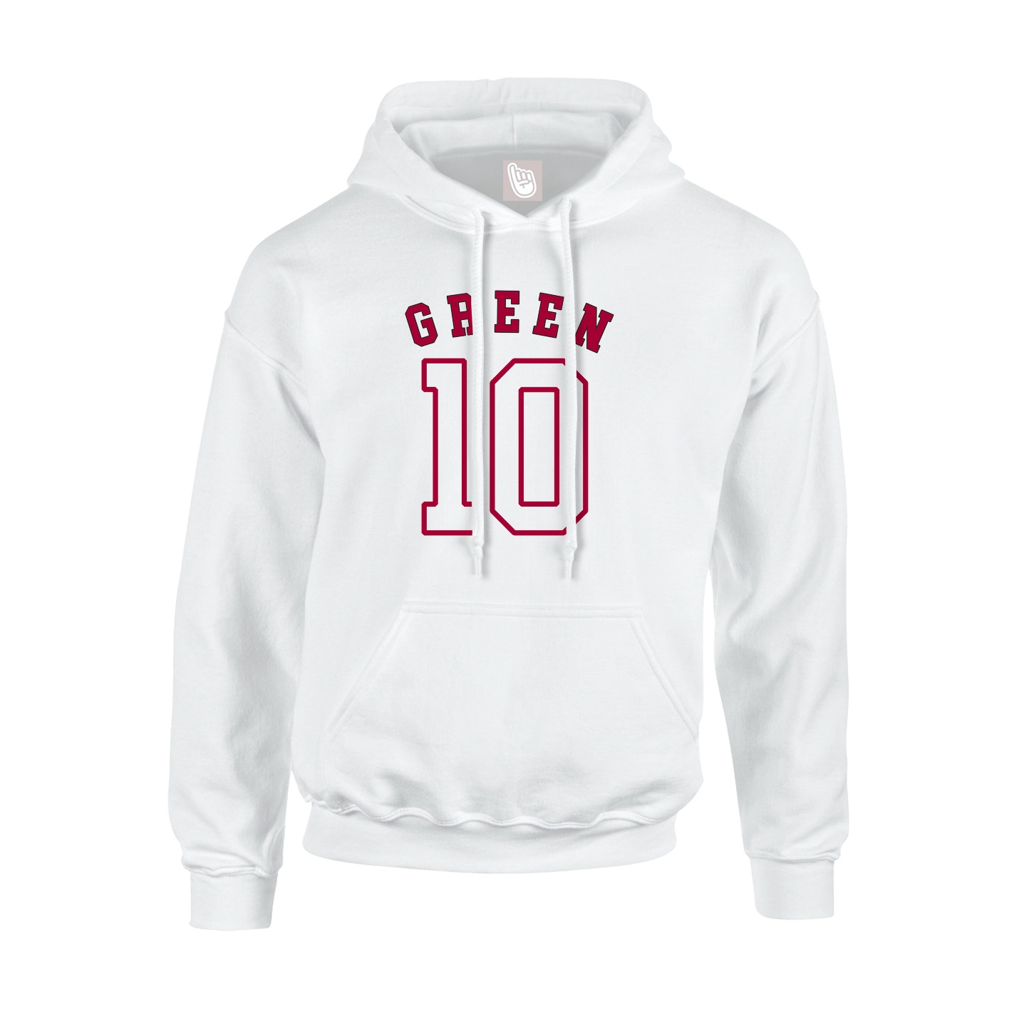 Youth Hoodie — Shirsey Arch in White