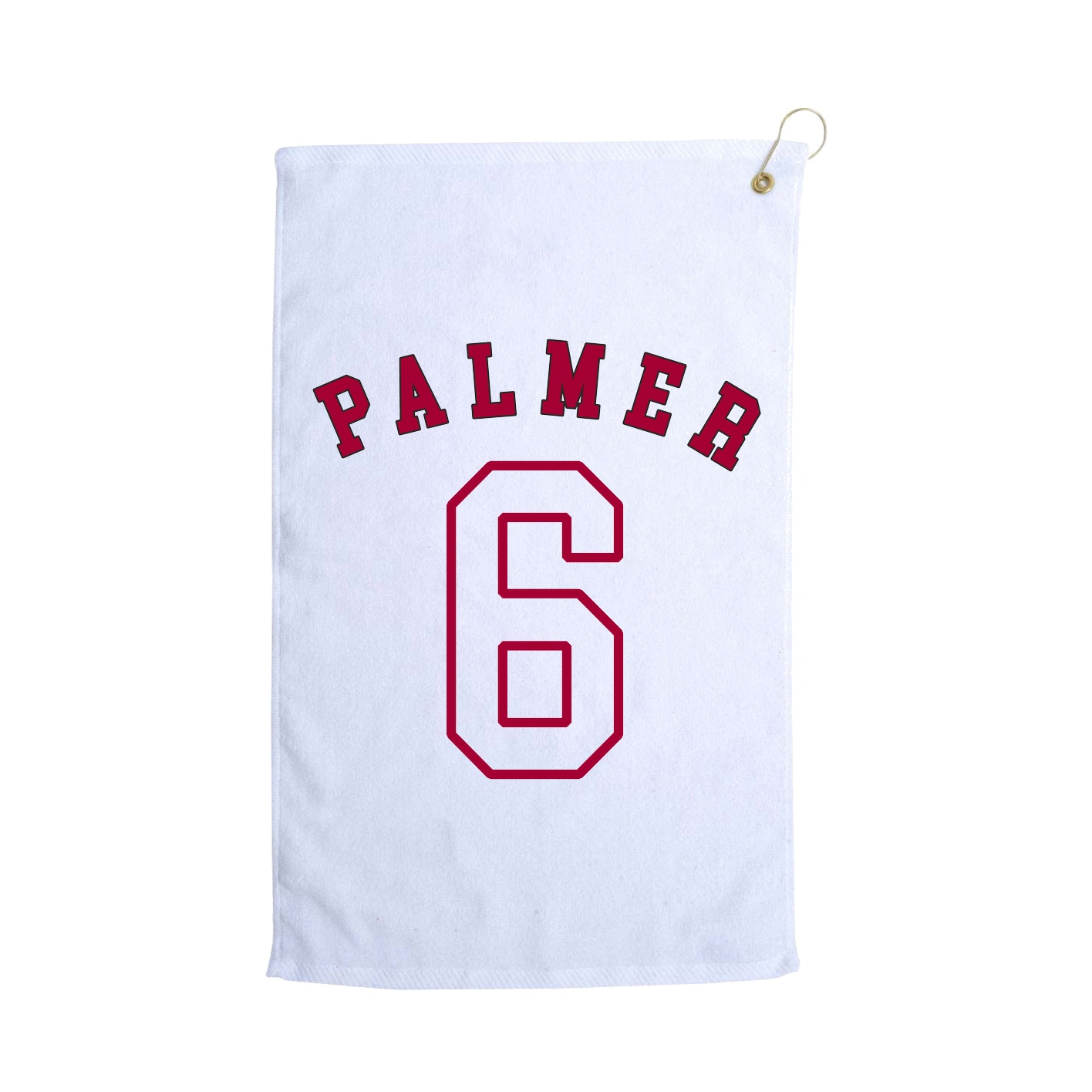Golf Towel — Shirsey Arch in White