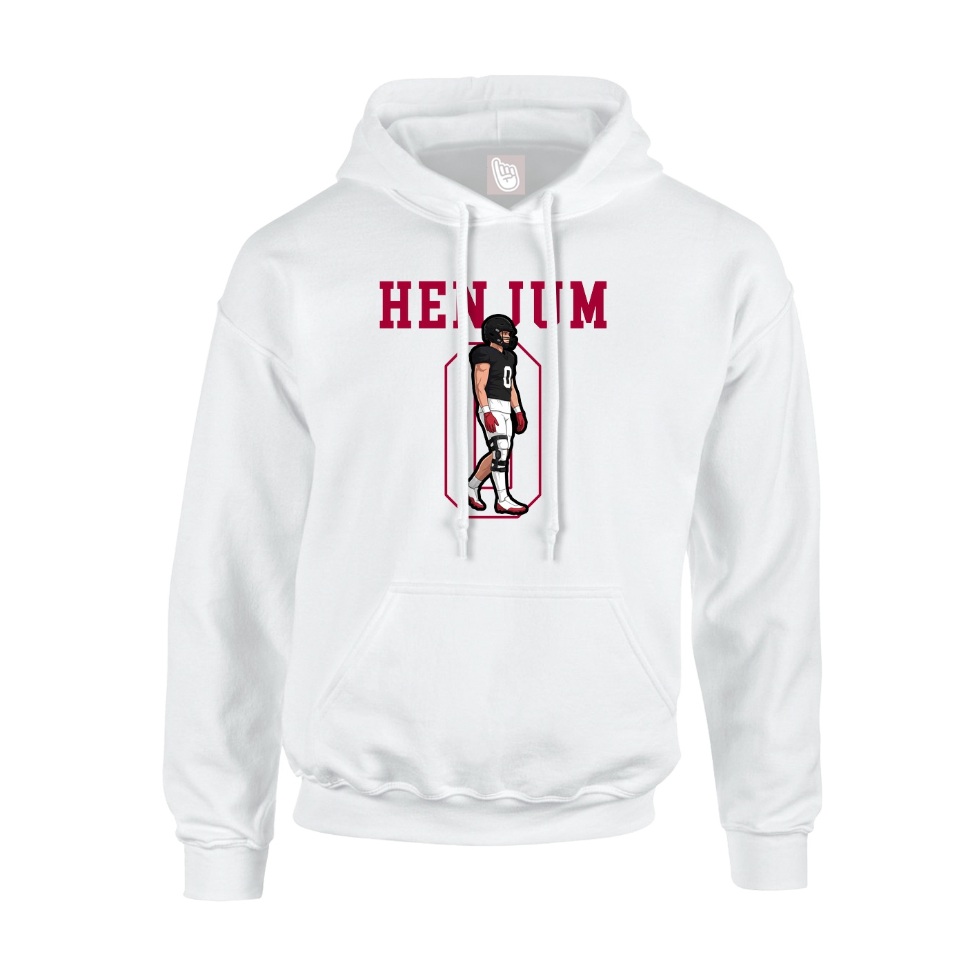 Hoodie — Shirsey in White